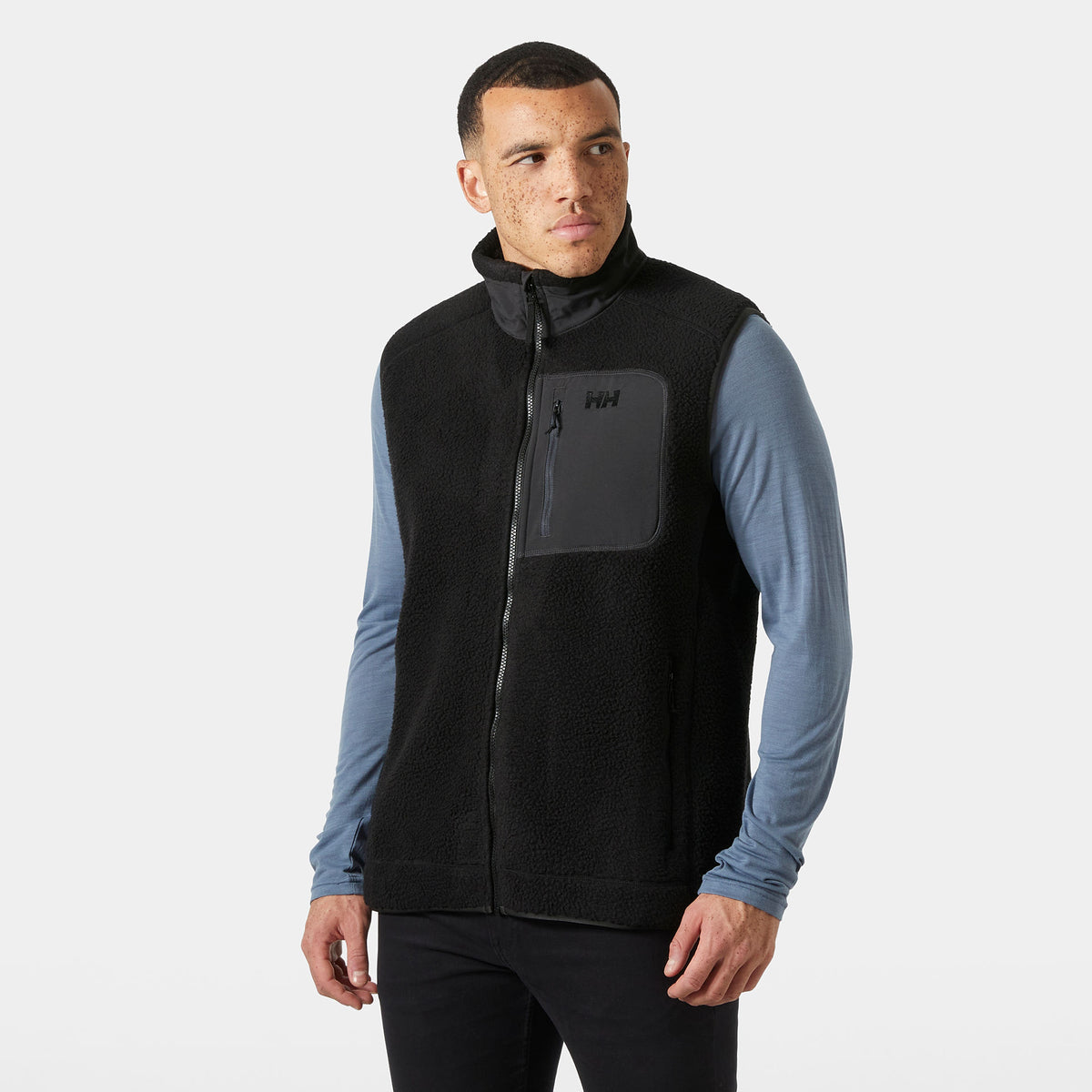 Helly Hansen Panorama Pile Fleece Men's Vest | Black