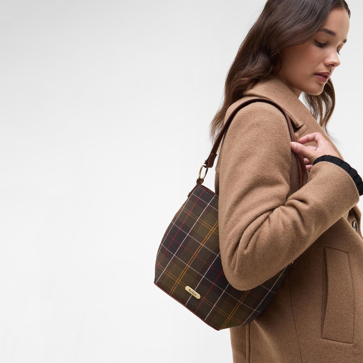 Barbour Cedar Tartan Bucket Bag | Classic Tartan