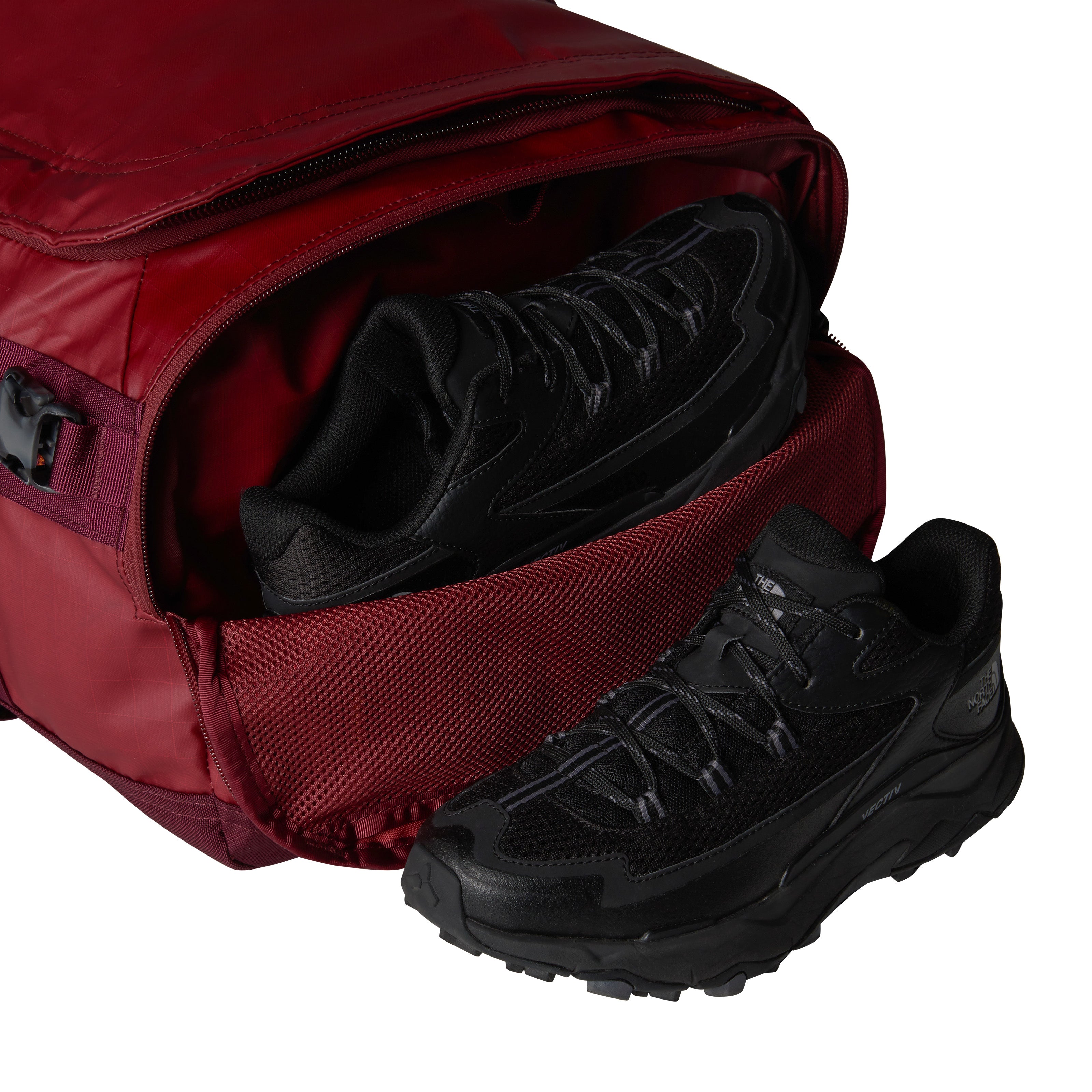The North Face Base Camp VOYAGER Duffel 42L | Sumac-Iron Bronze