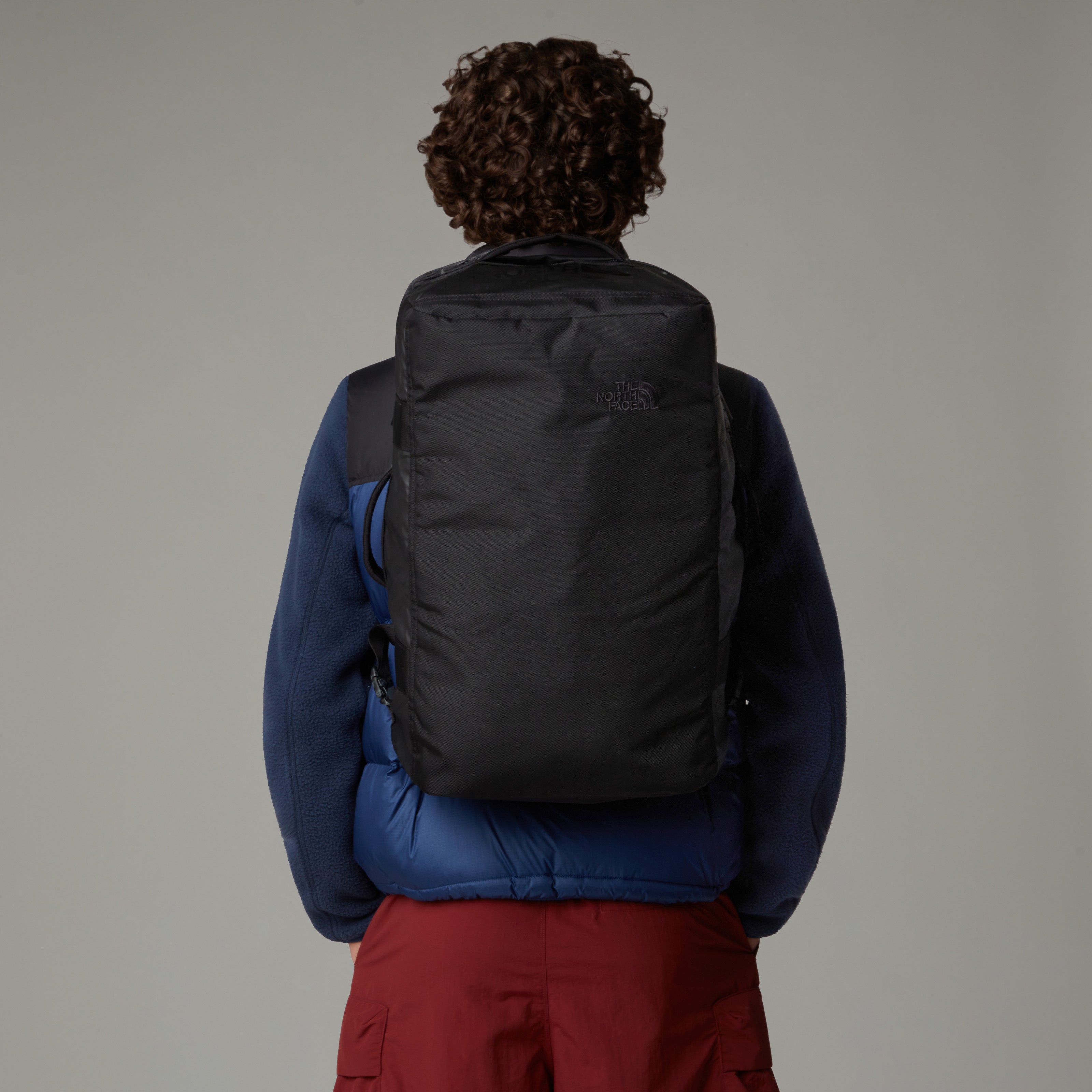 The North Face Base Camp VOYAGER Duffel 42L | TNF Black-Asphalt Grey