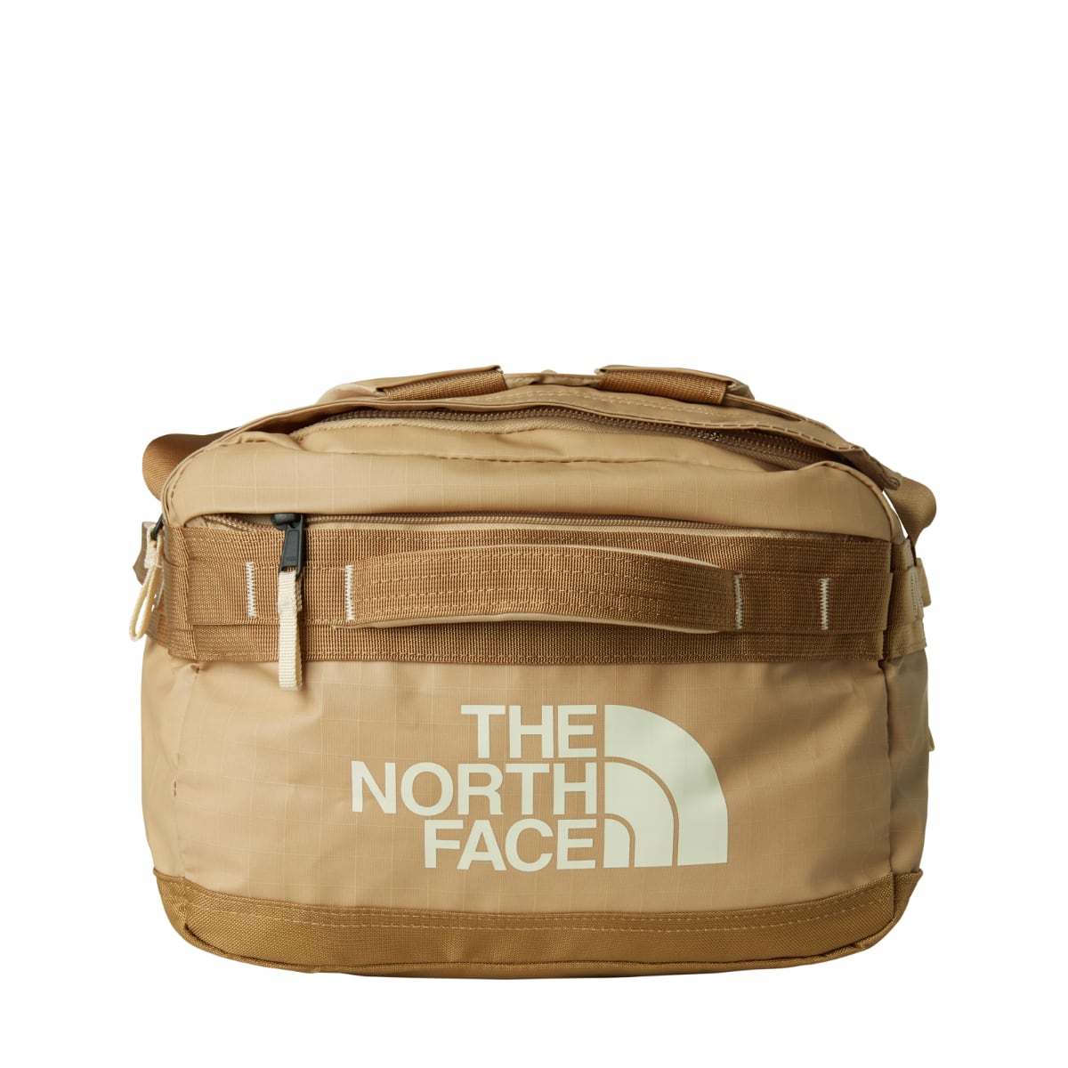 The North Face Base Camp VOYAGER Duffel 42L | Khaki Stone-Utility Brown-Desert Stone