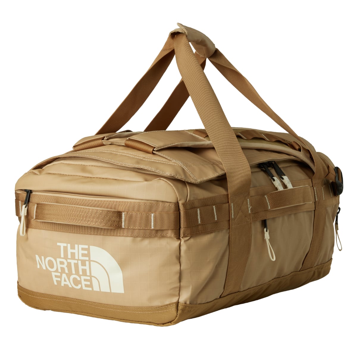 The North Face Base Camp VOYAGER Duffel 42L | Khaki Stone-Utility Brown-Desert Stone