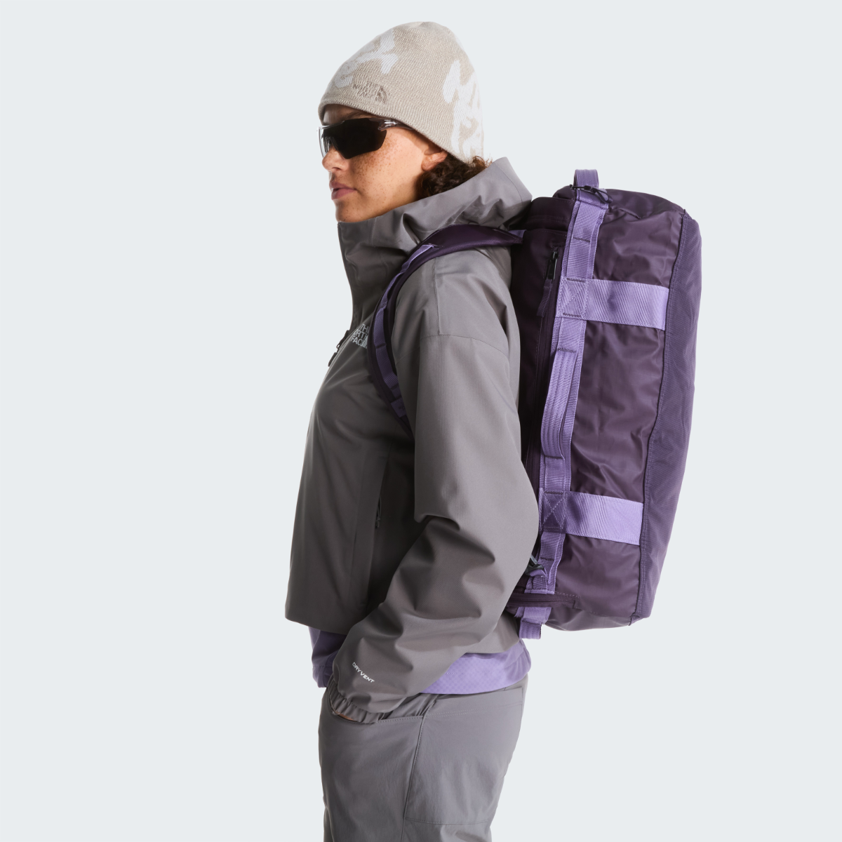 The North Face Base Camp VOYAGER Duffel 32L | Endless Dusk-Grounded Plum