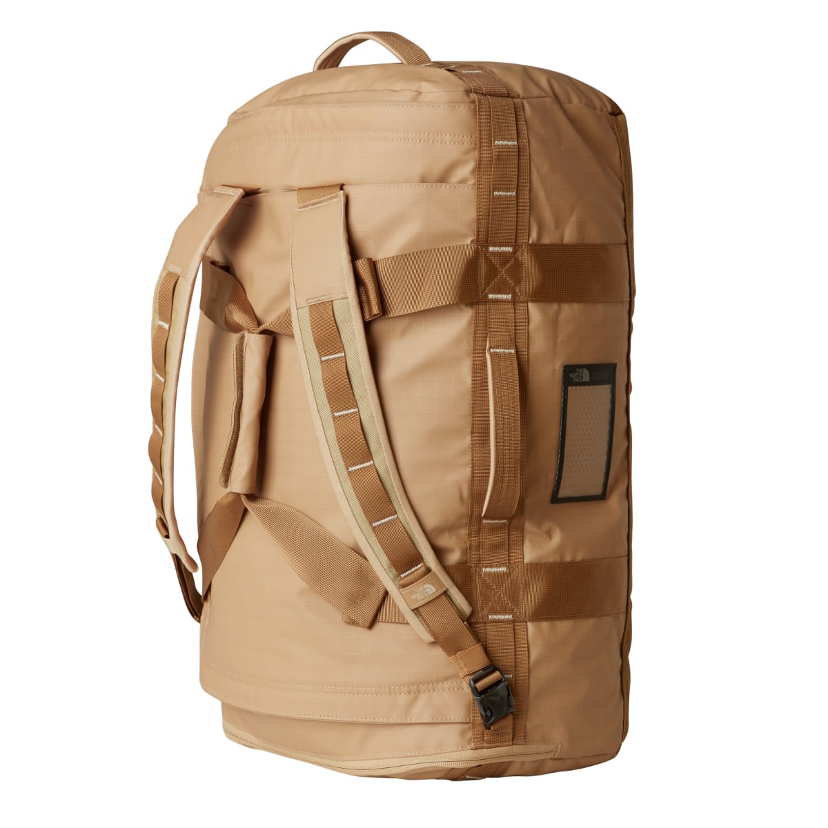 The North Face Base Camp VOYAGER Duffel 62L | Khaki Stone-Utility Brown-Desert Stone
