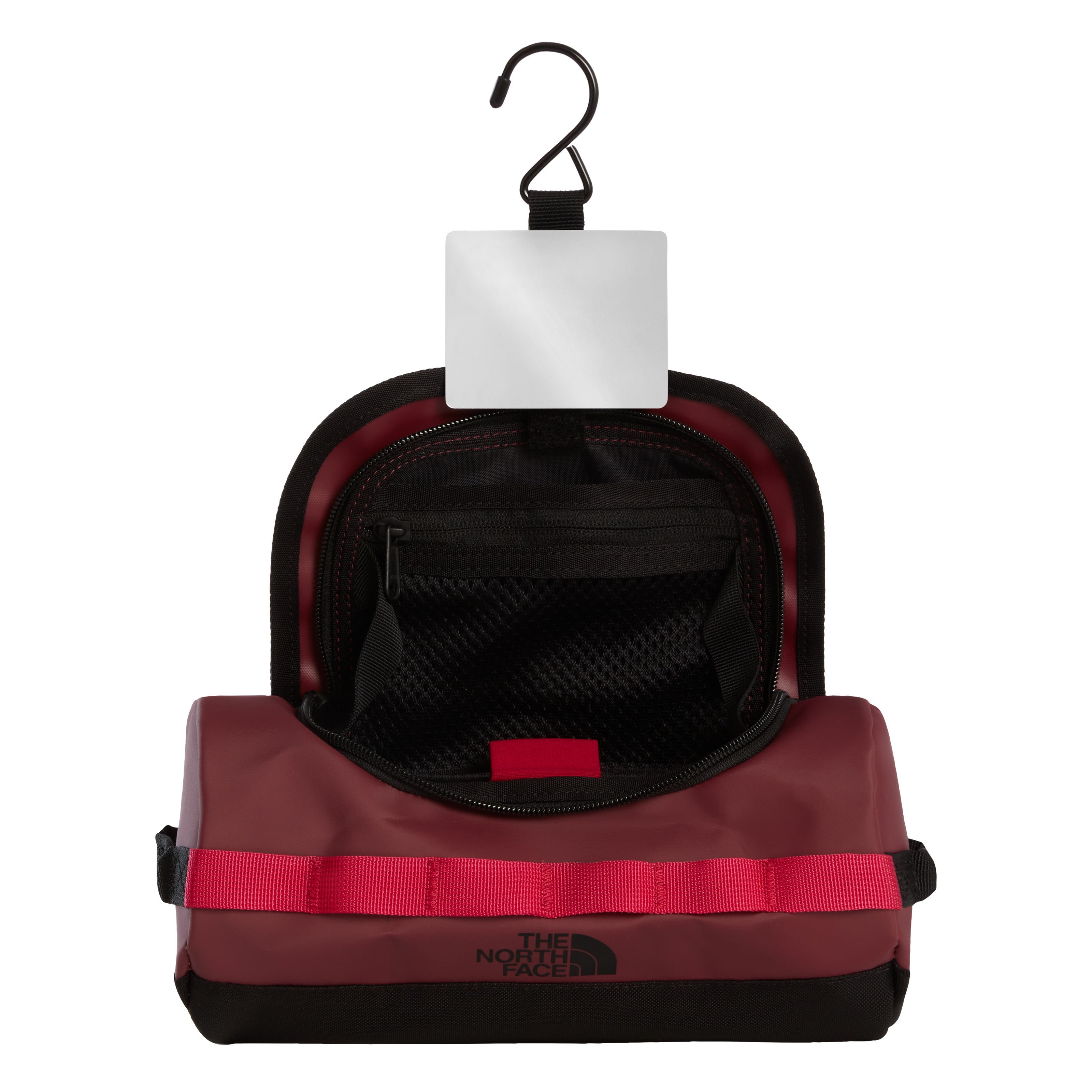 The North Face Base Camp TRAVEL CANNISTER SMALL | BURGUNDY CRUSH-TNF BLACK-LALI GURAN