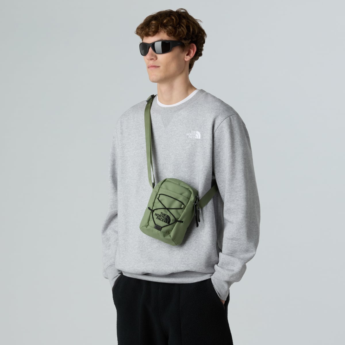 The North Face Jester CROSSBODY | Bark Mist-TNF Black