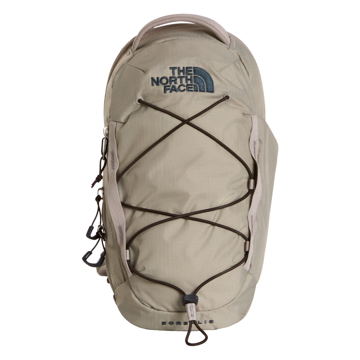 The North Face Borealis SLING Backpack | Stone Slab-Dark Chestnut