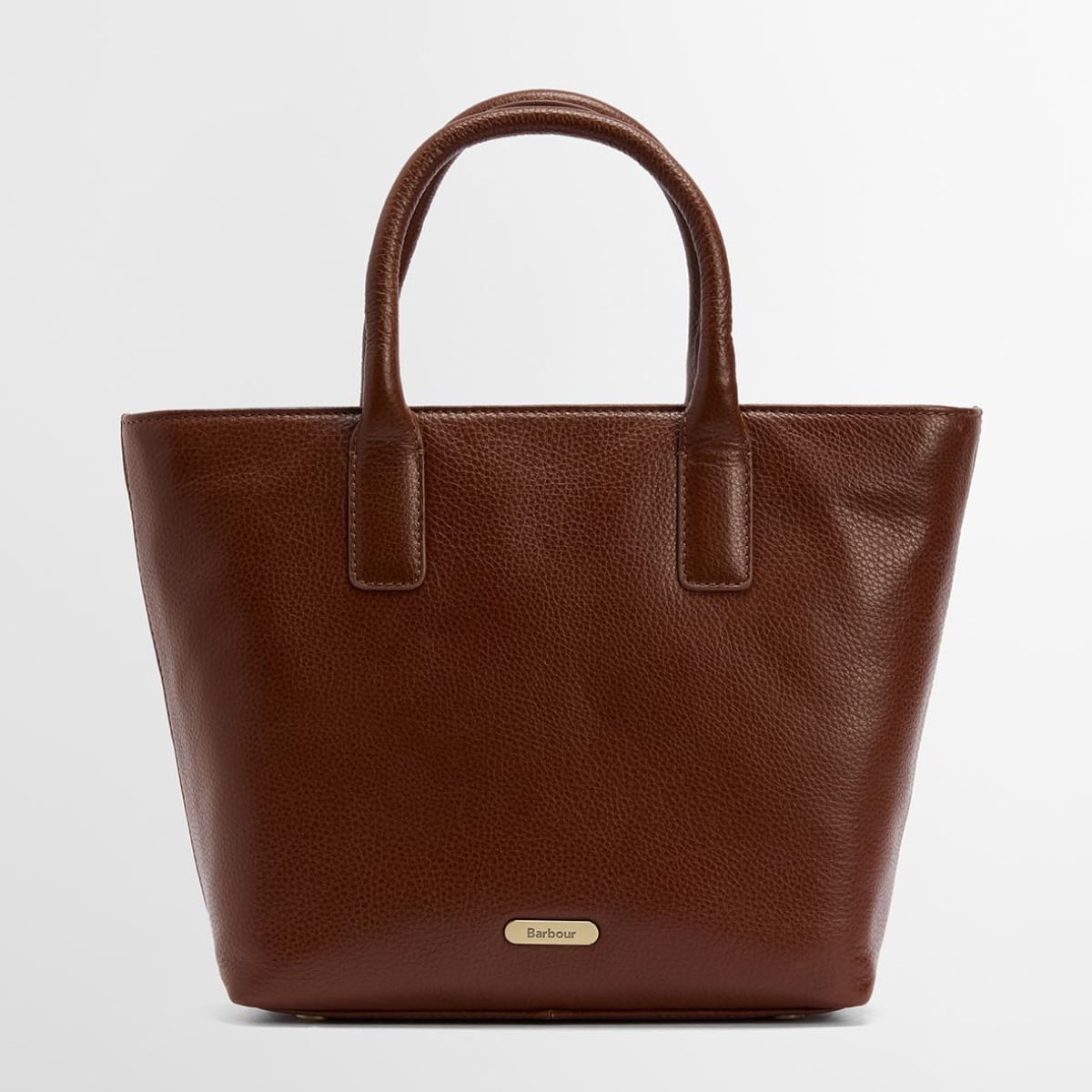 Barbour Birch Leather Tote Bag | Brown