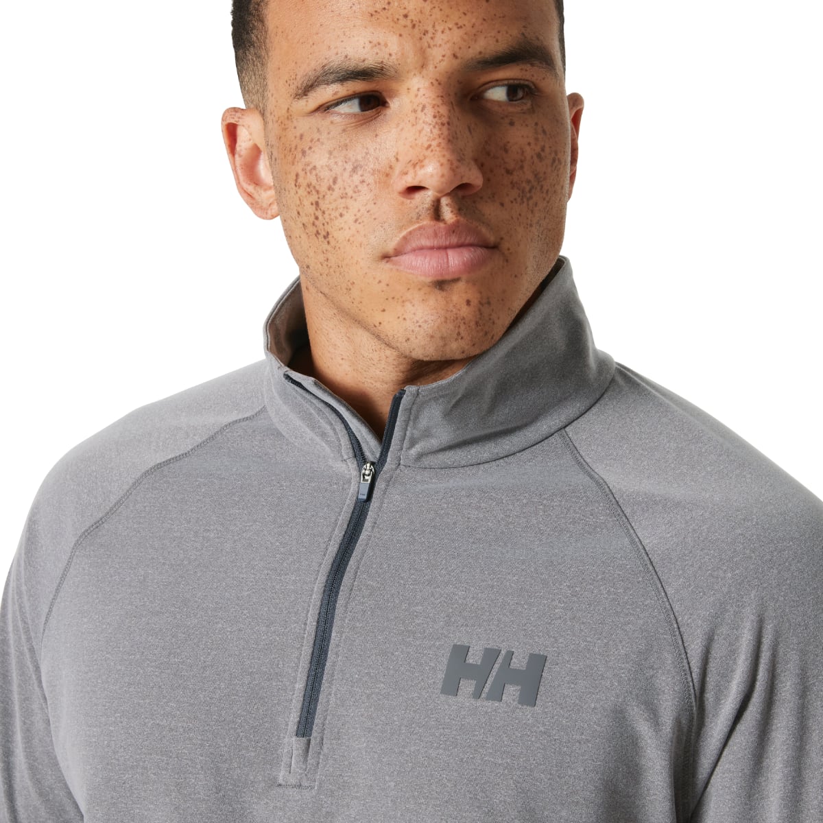 Helly Hansen Tyri Half-Zip Fleece Men's Top | Ebony Melange