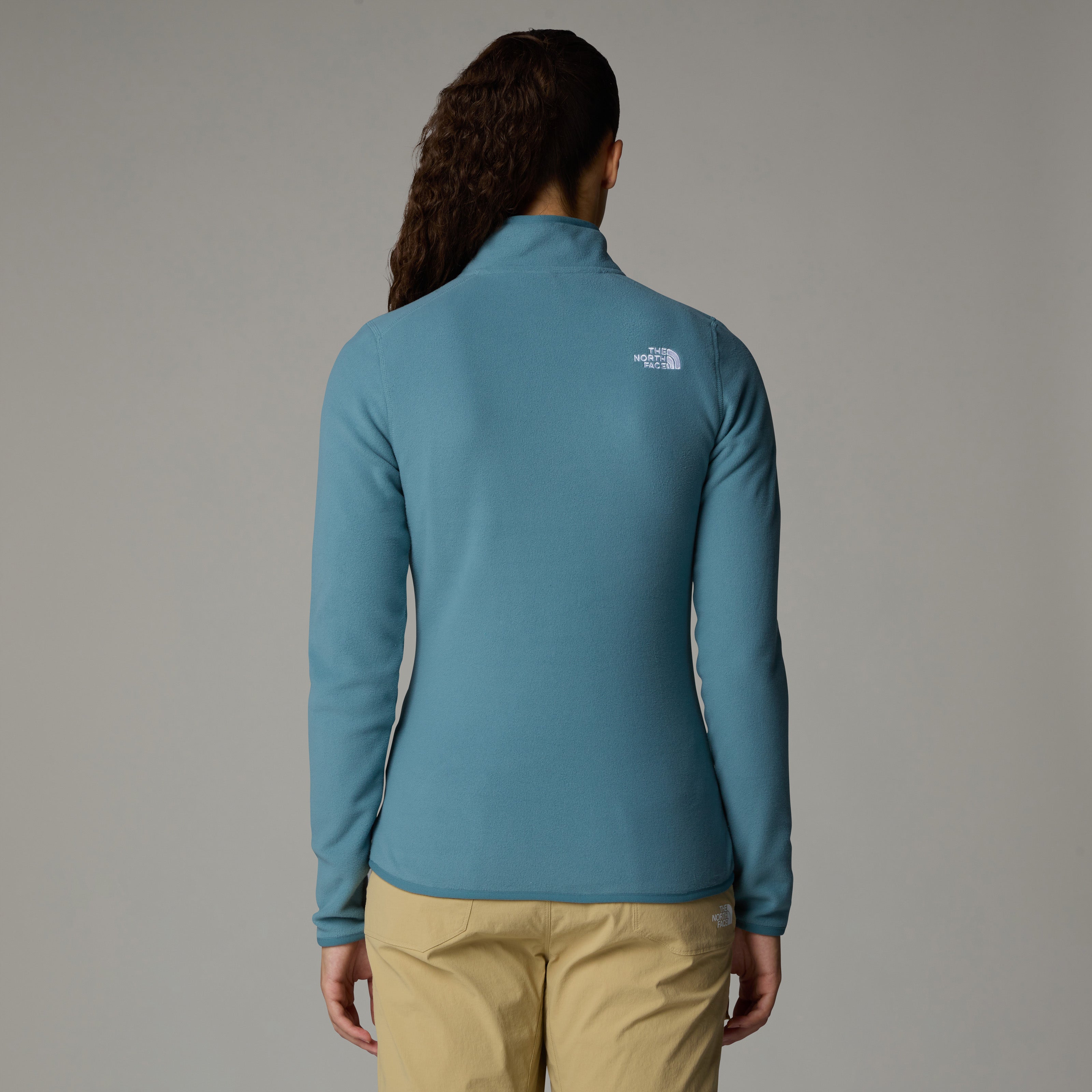 The North Face 100 Glacier 1/4 Zip Fleece Women's Jacket | Stormy Blue