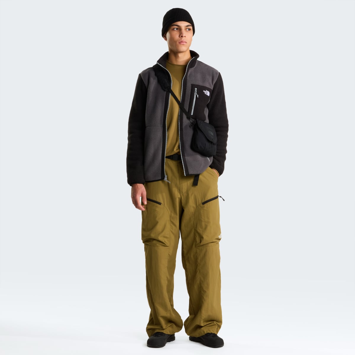 The North Face Yumiori Fleece Men's Jacket | Anthracite Grey-TNF Black-Monument Grey