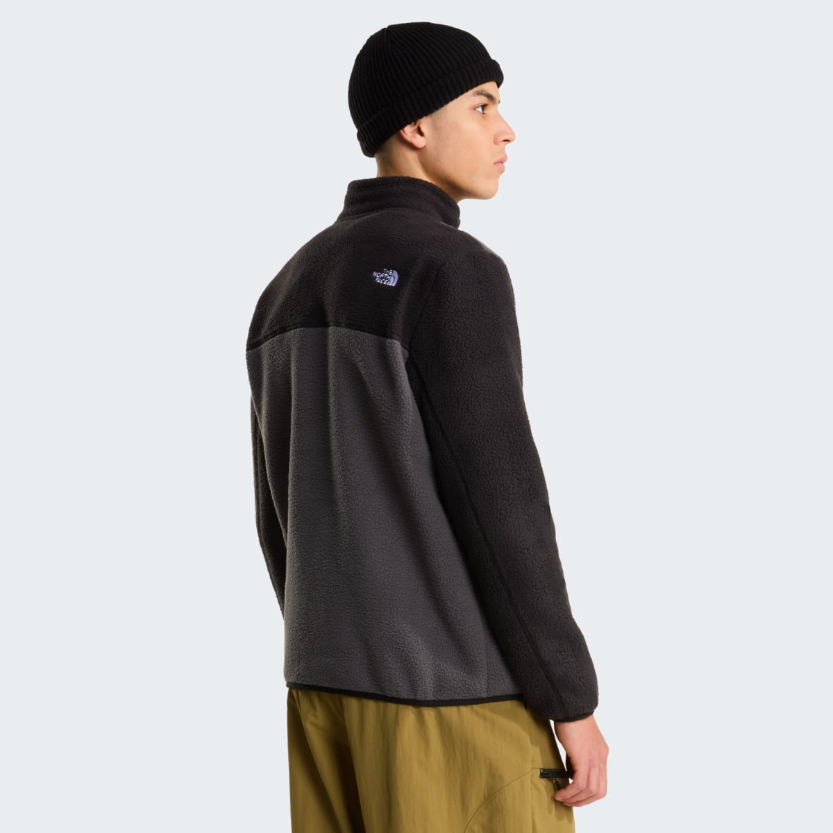 The North Face Yumiori Fleece Men's Jacket | Anthracite Grey-TNF Black-Monument Grey