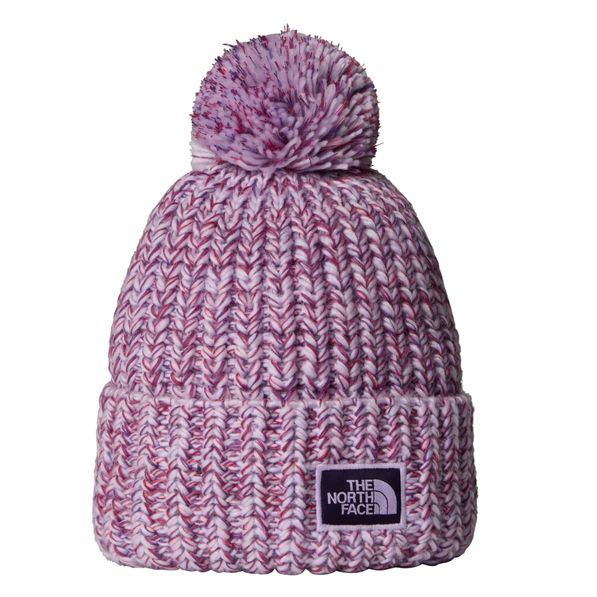 The North Face Cosy Chunky Cabin Beanie | Lite Lilac-Peak Purple-Eternal
