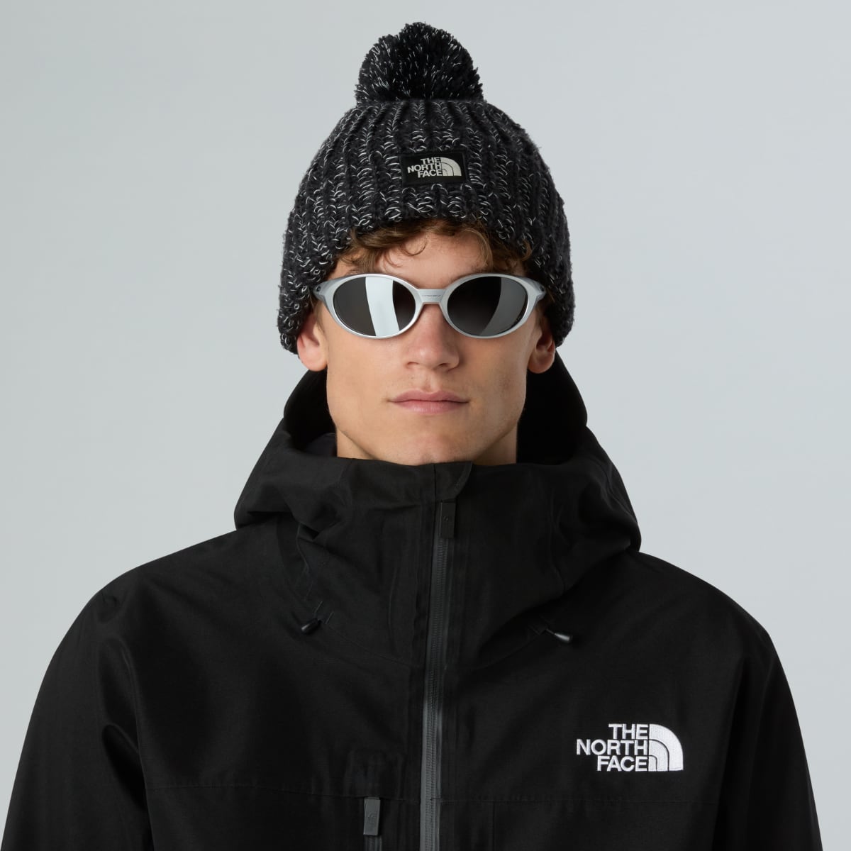 The North Face Cosy Chunky Cabin Beanie | TNF Black-White Dune