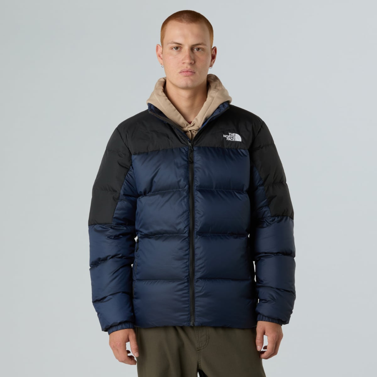 The North Face Diablo Down 2.0 Insulated Men's Jacket | Estate Blue Black Heather-TNF Black