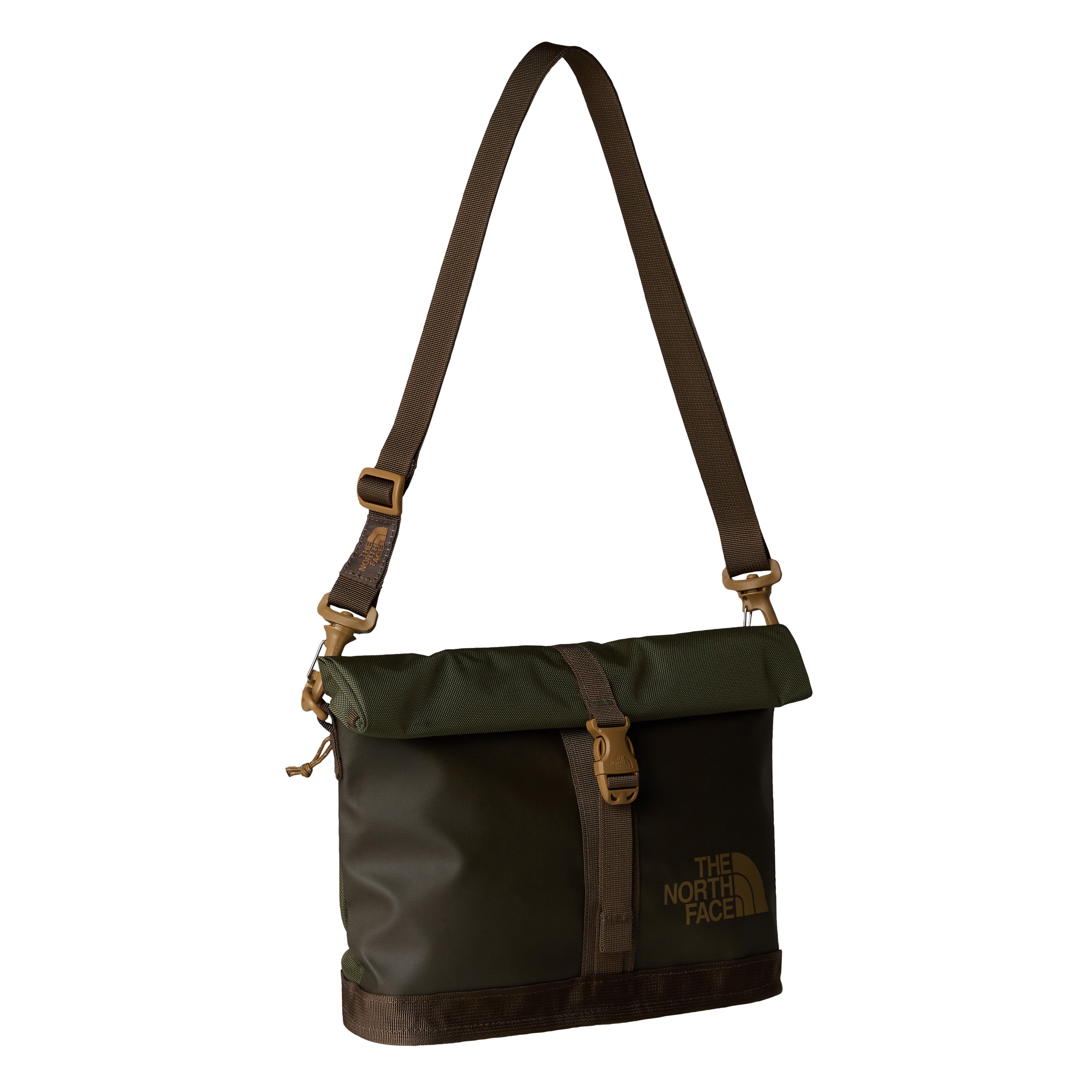 The North Face Base Camp Shoulder Bag | New Taupe Green-Smokey Brown-Utility Brown