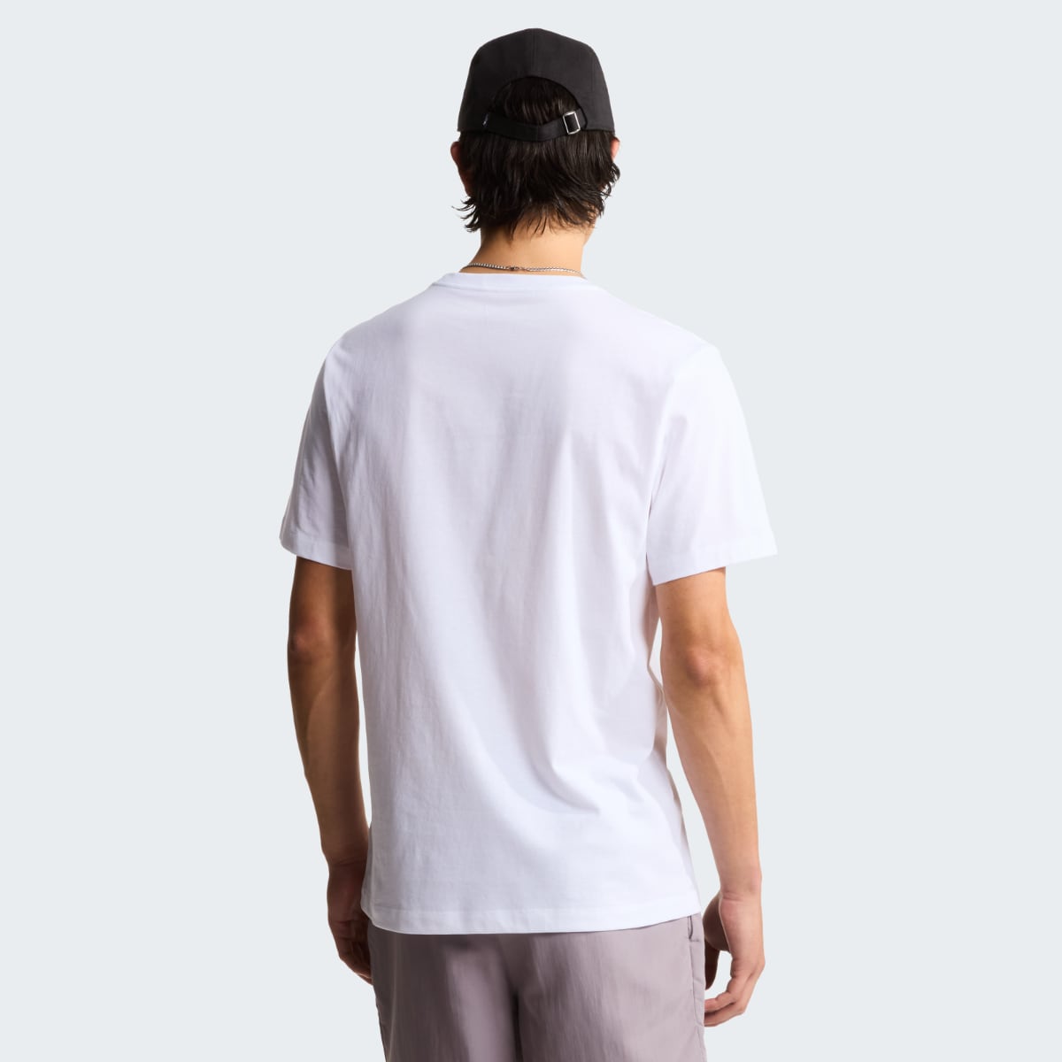The North Face Evolution Simple Dome Short Sleeve Men's T-Shirt | TNF White