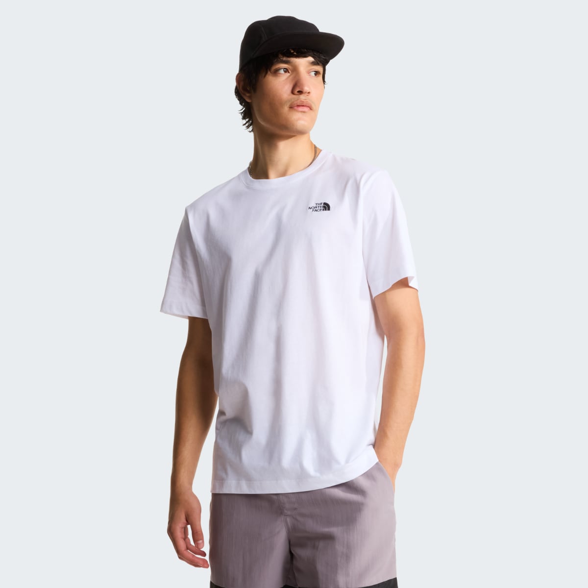 The North Face Evolution Simple Dome Short Sleeve Men's T-Shirt | TNF White