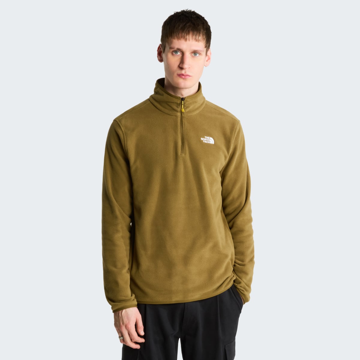 The North Face Glacier 1/4 Zip Fleece Men's Top | Caraway Seed