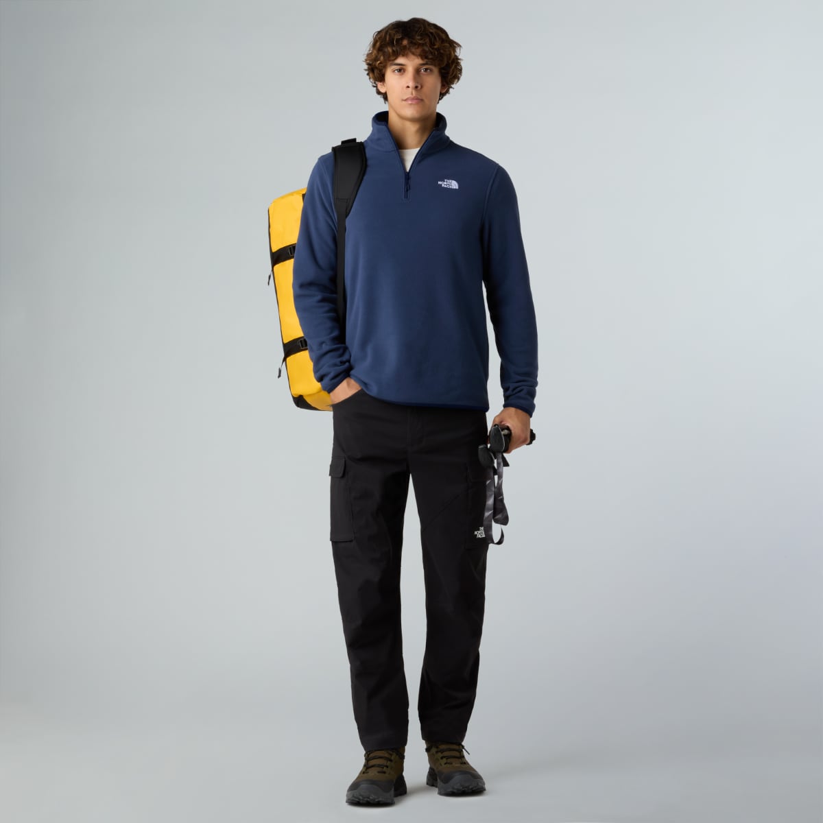 The North Face Glacier 1/4 Zip Fleece Men's Top | Summit Navy