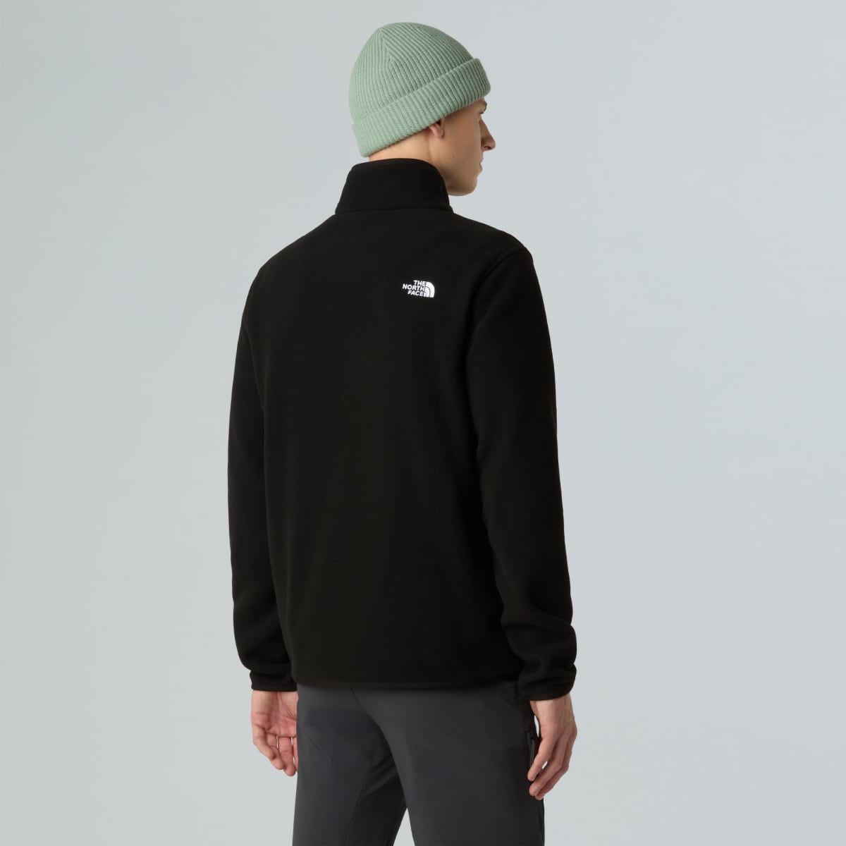 The North Face Glacier 1/4 Zip Fleece Men's Top | TNF Black