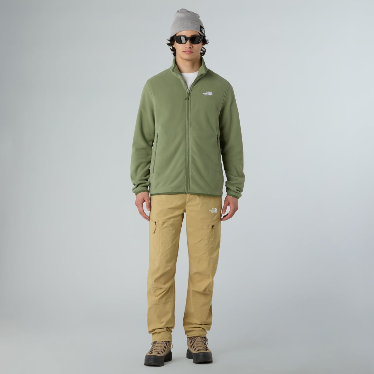 The North Face Glacier Fleece Men's Jacket | Bark Mist