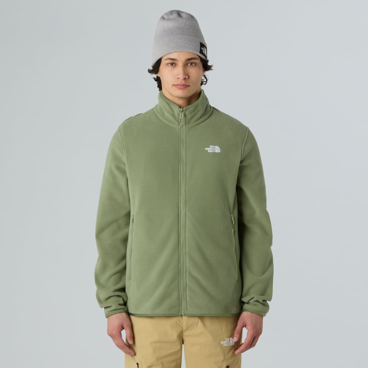 The North Face Glacier Fleece Men's Jacket | Bark Mist