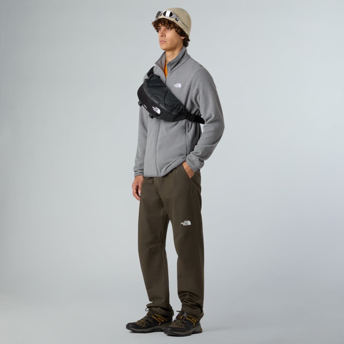 The North Face Glacier Fleece Men's Jacket | TNF Mid Grey Heather