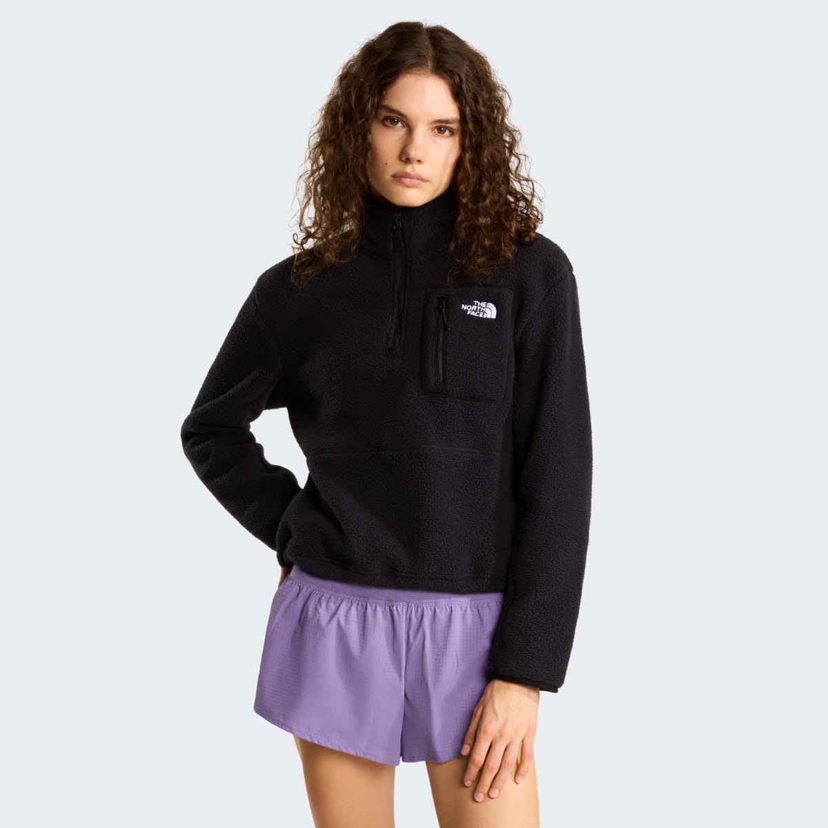 The North Face Yumiori 1/4 Zip Fleece Women's Top| TNF Black