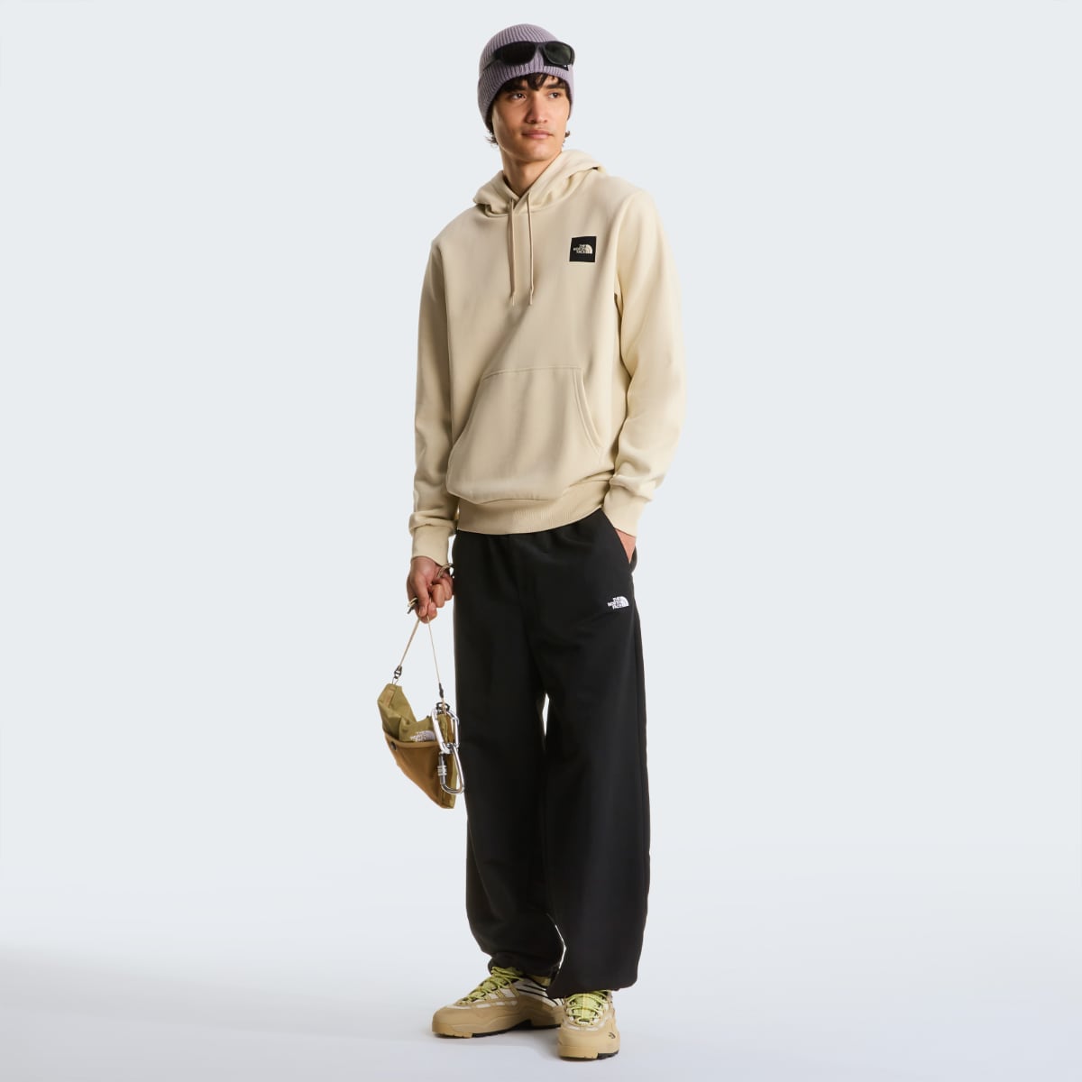 The North Face Evolution Box Half Dome Men's Hoodie | Desert Stone