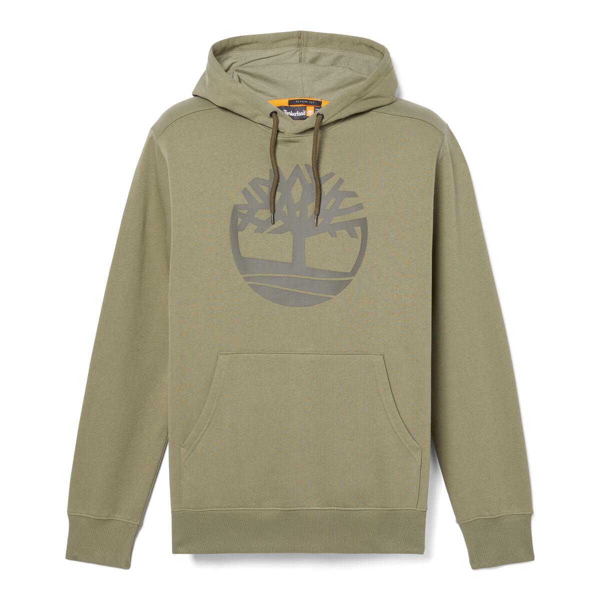 Timberland Tree Logo Hoodie Men's Top | Green