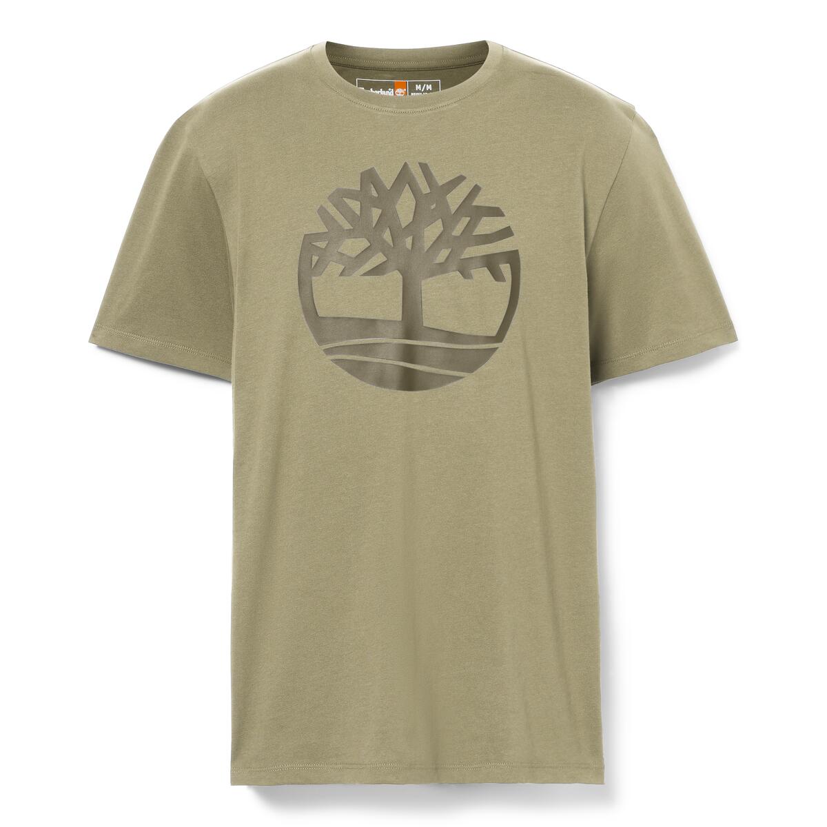 Timberland Kennenec River Tree Logo Men's T-Shirt | Green