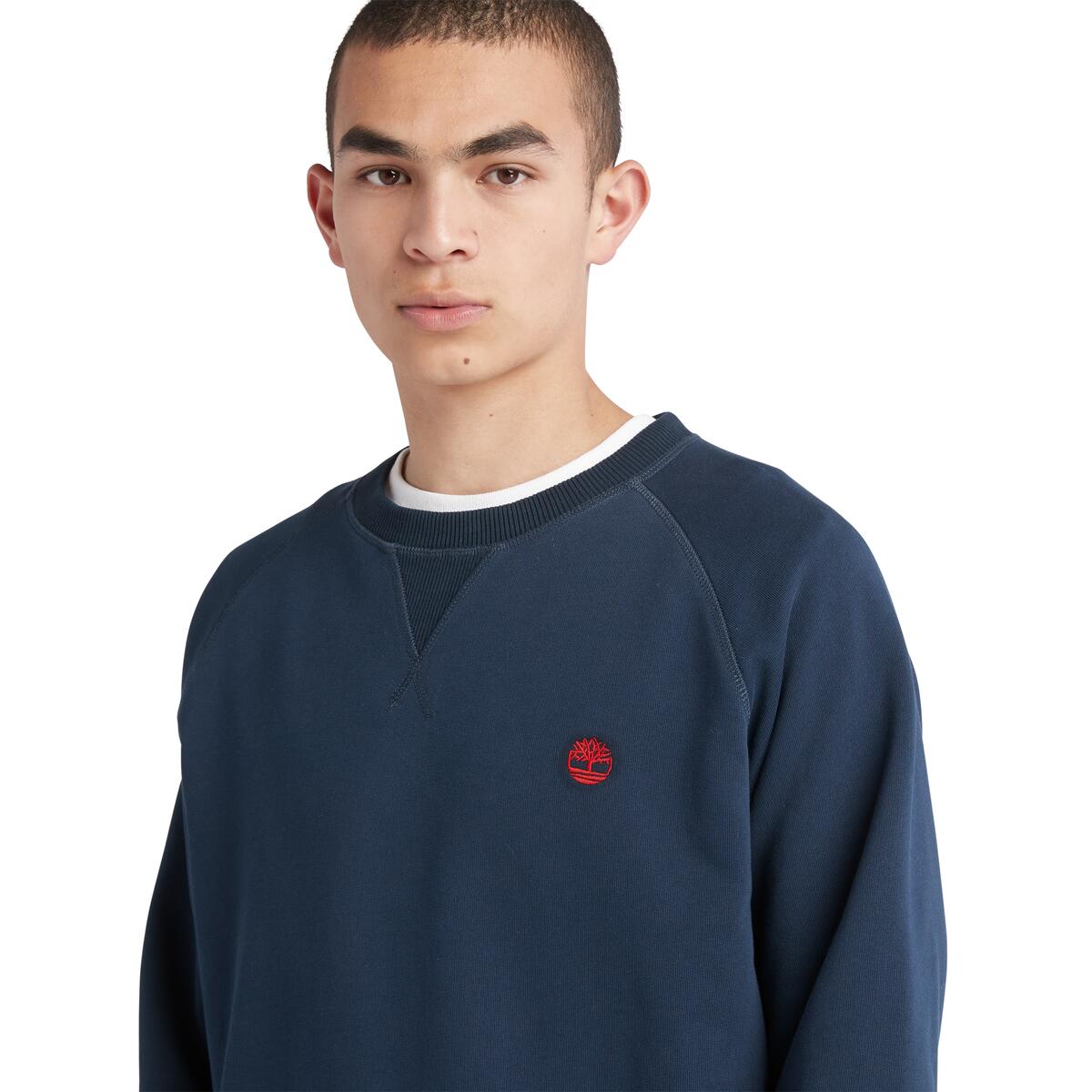 Timberland Exeter Loopback Crewneck Men's Top | Navy