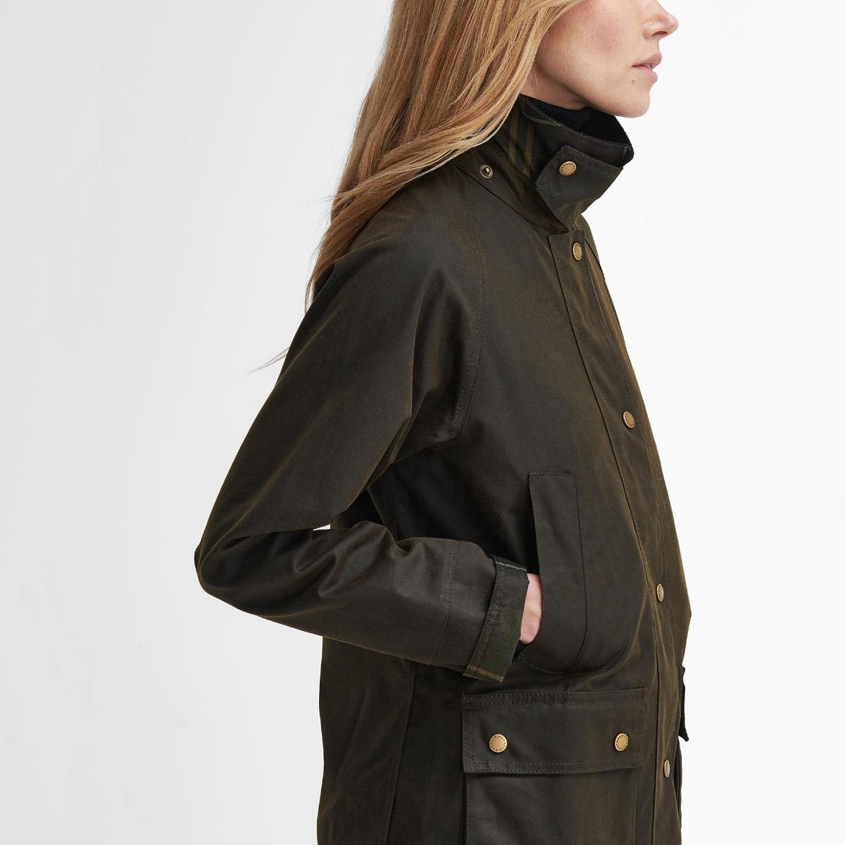 Barbour Acorn Women's Waxed Jacket | Olive