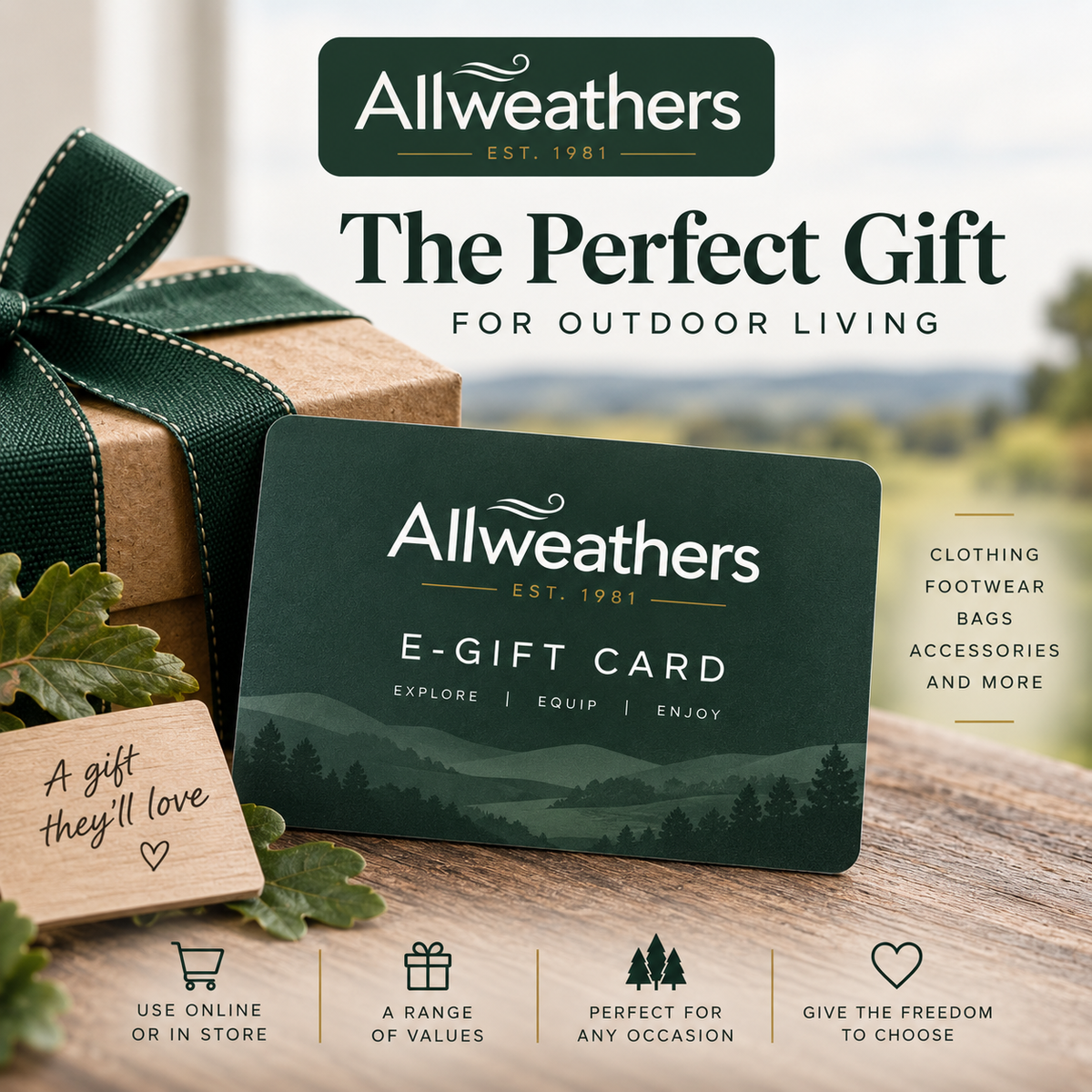 Allweathers E-Gift Card