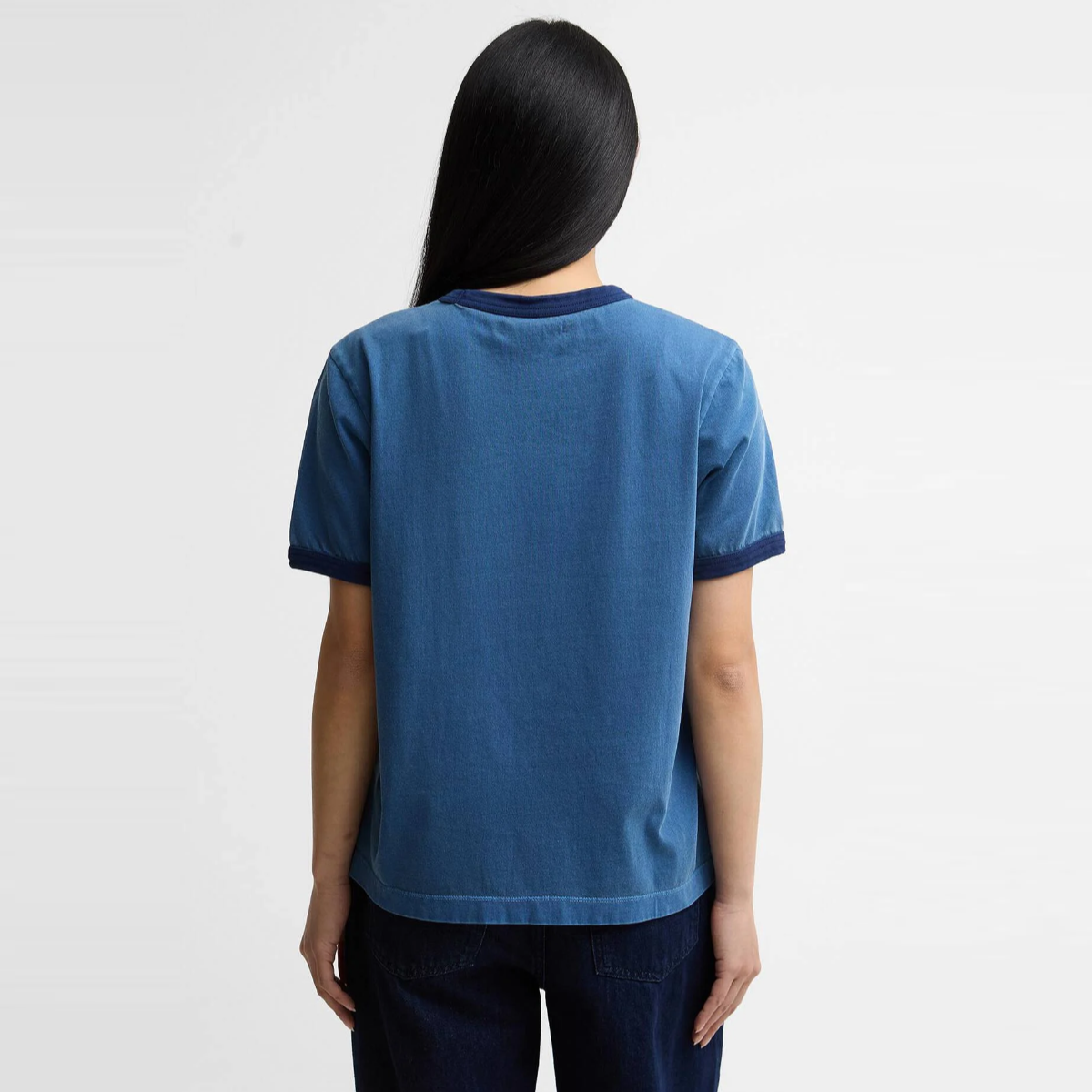 Barbour Avon Tipped Women's T-Shirt | Washed Indigo