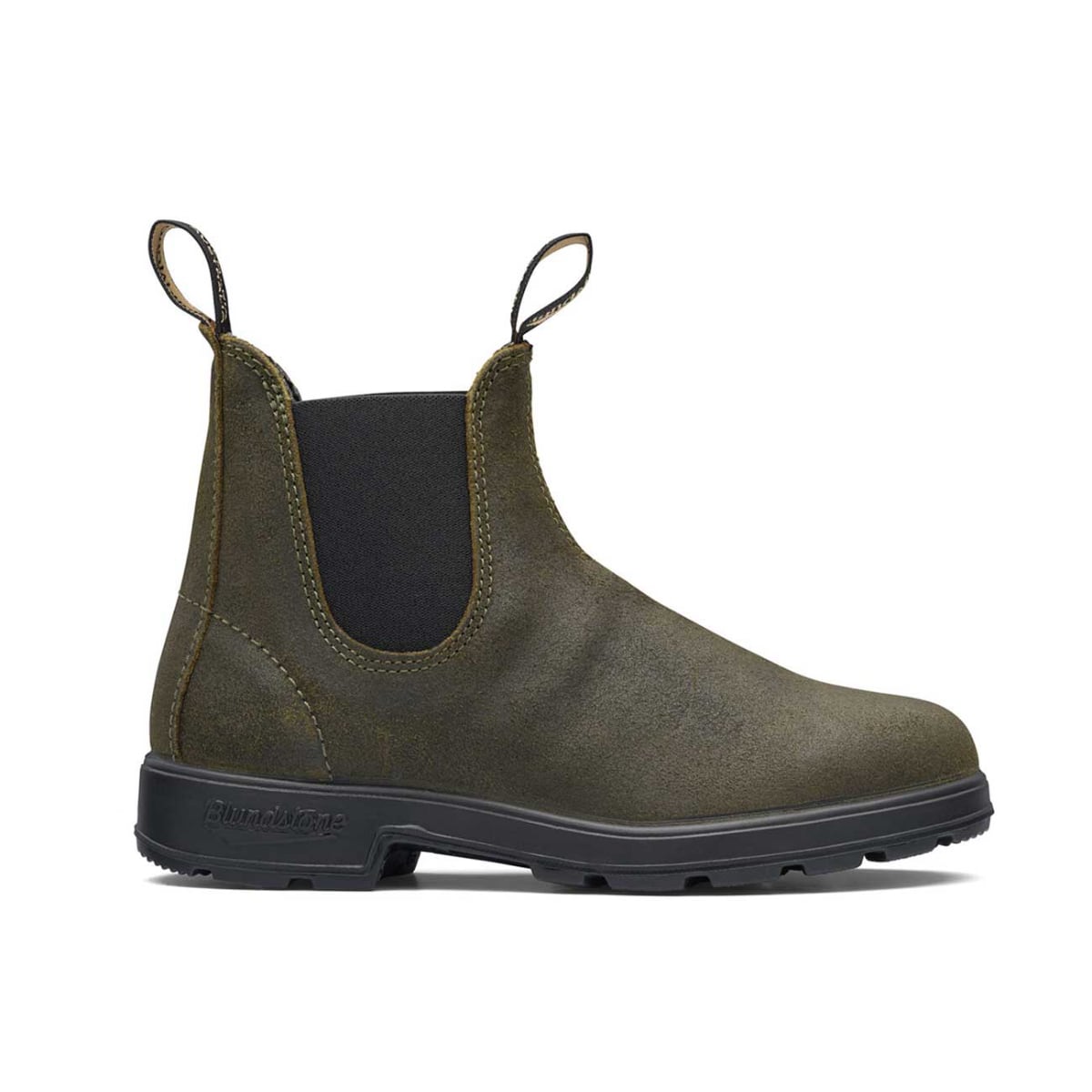 Blundstone 1615 Classic Chelsea Boots | Dark Olive Rub Suede (Original Series)