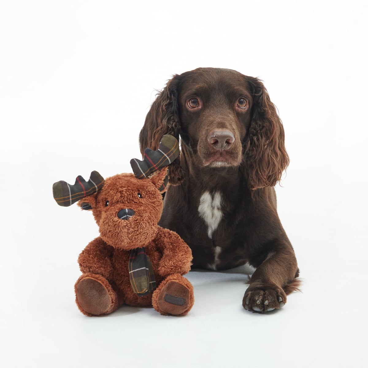 Barbour Reindeer Dog Toy | Brown | Classic