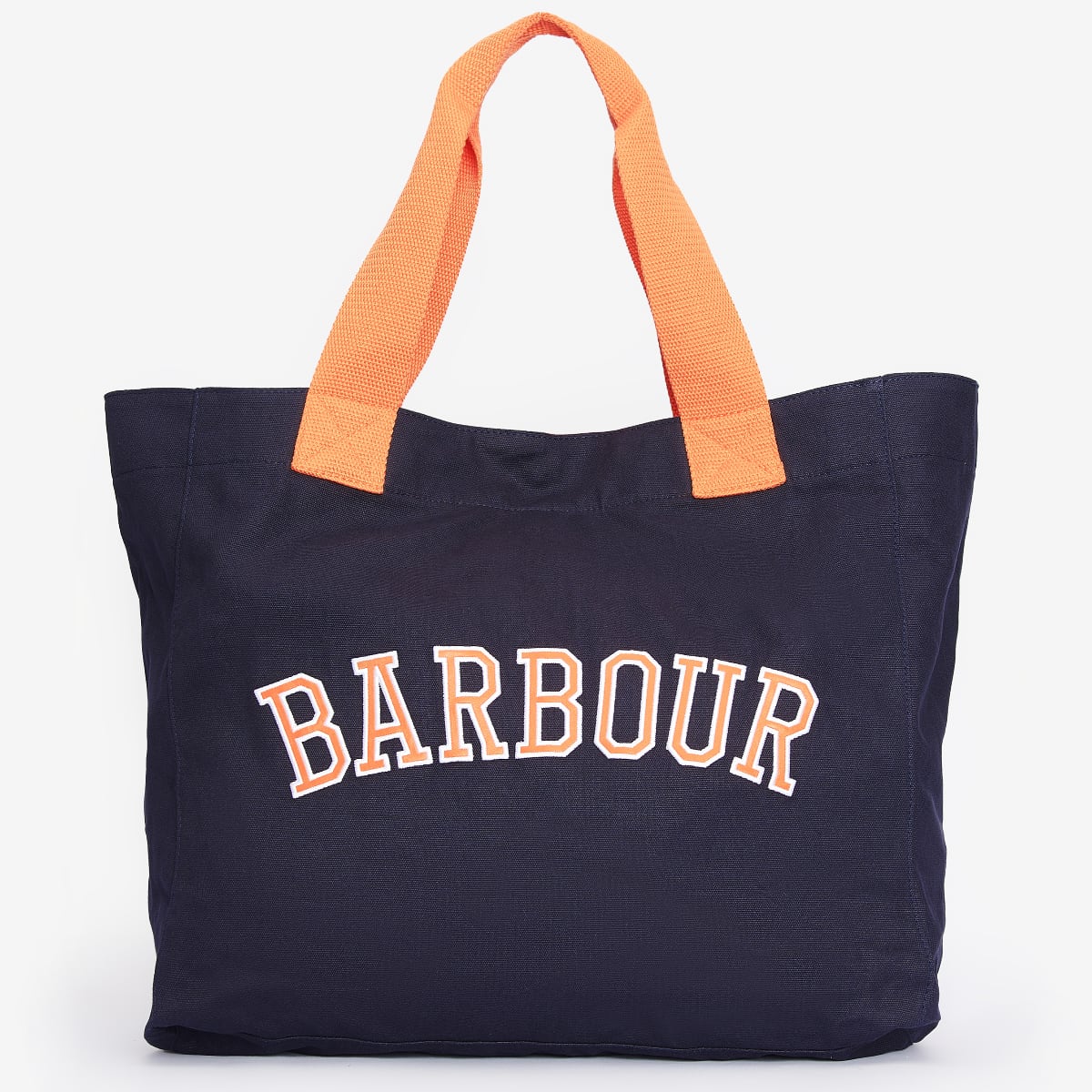 Barbour Logo Holiday Tote Bag | Navy