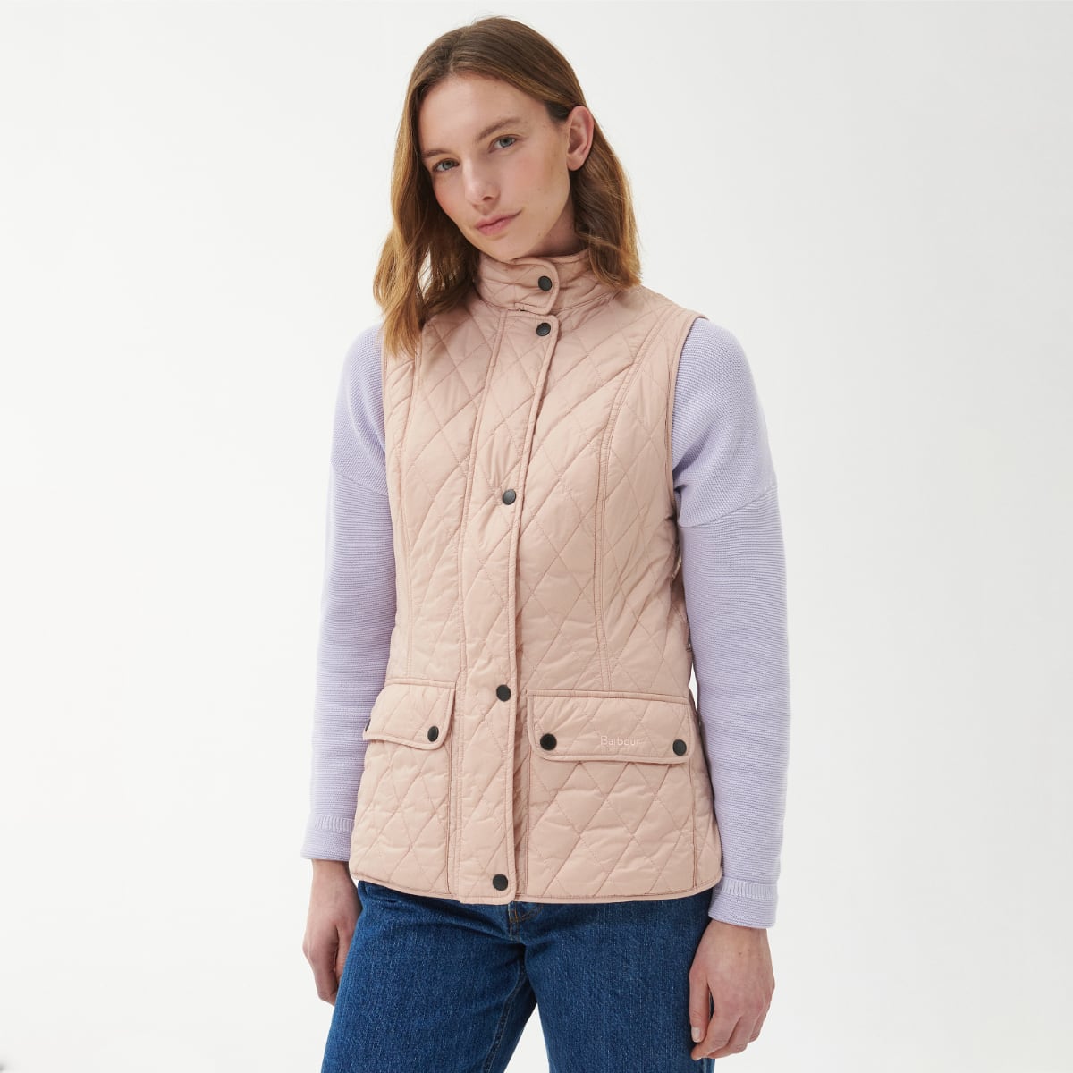 Barbour Otterburn Women's Quilted Gilet | Rose Dust