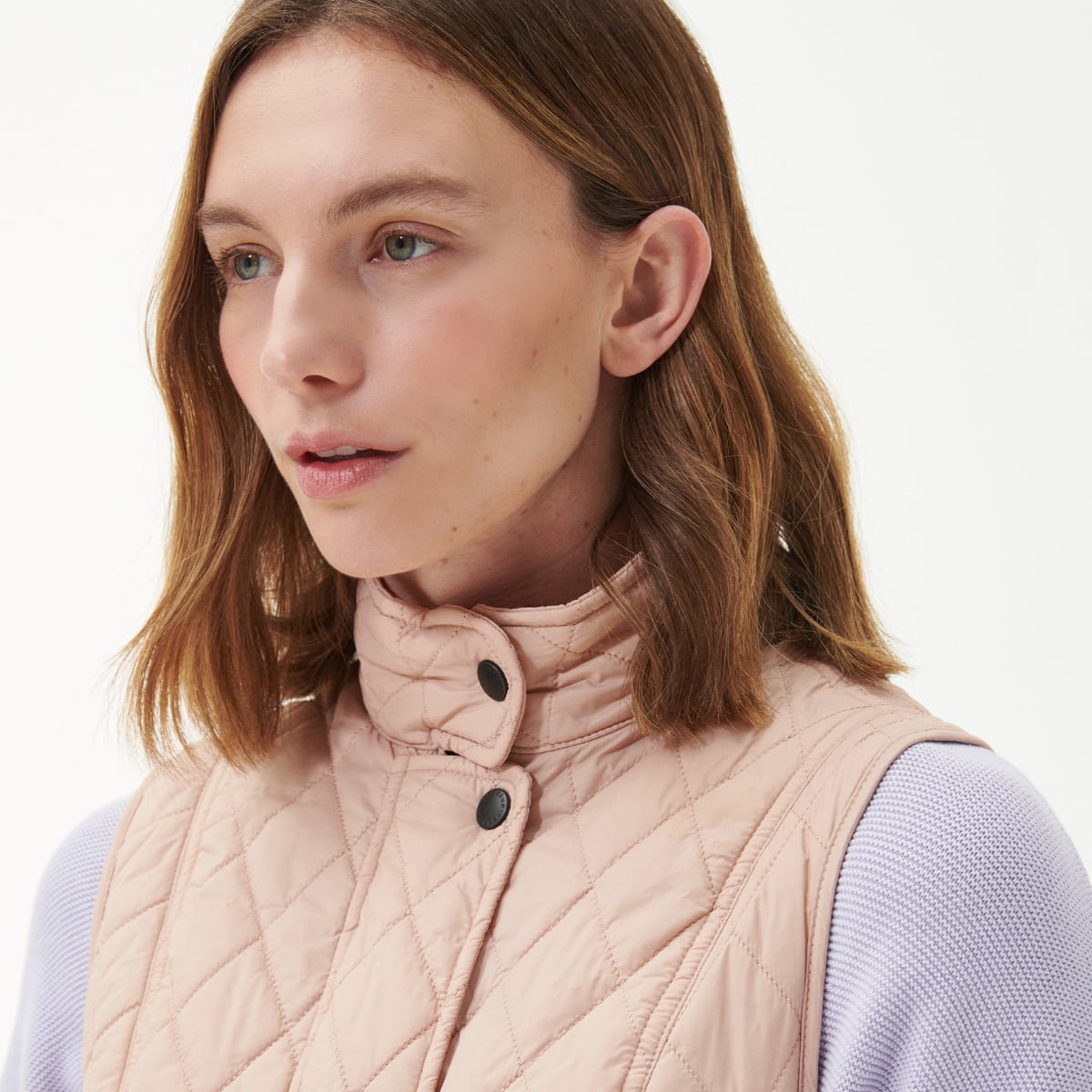 Barbour Otterburn Women's Quilted Gilet | Rose Dust