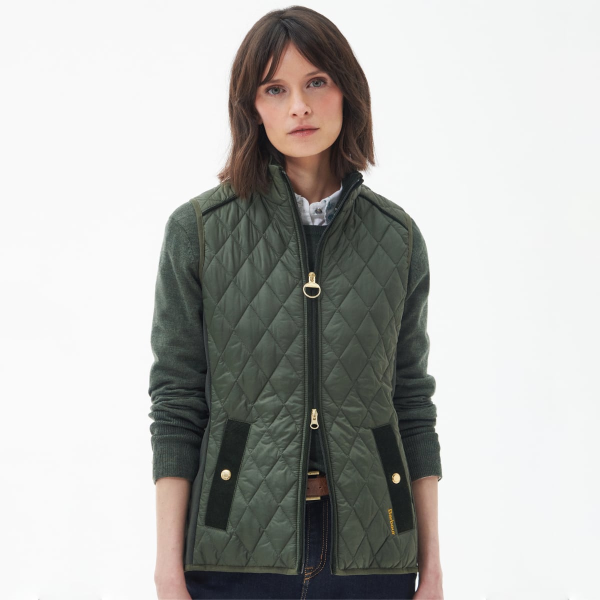 Barbour Poppy Women's Quilted Gilet | Olive