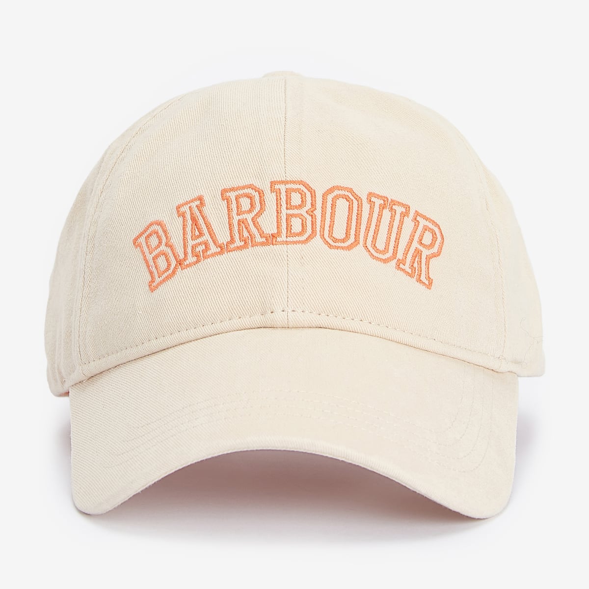 Barbour Emily Sports Cap | Parchment (Apricot Crush Logo)