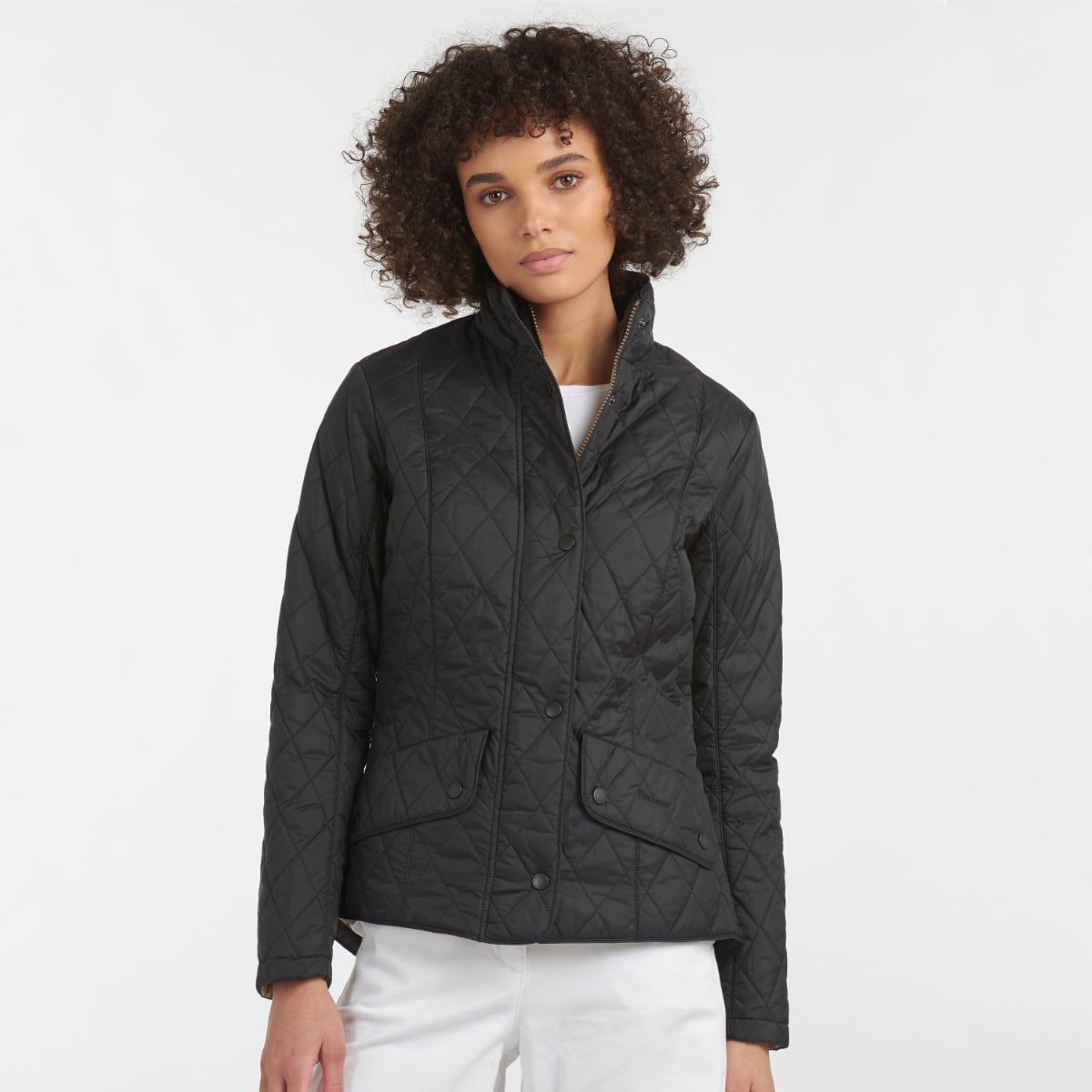 Barbour Flyweight Cavalry Women's Quilted Jacket | Black