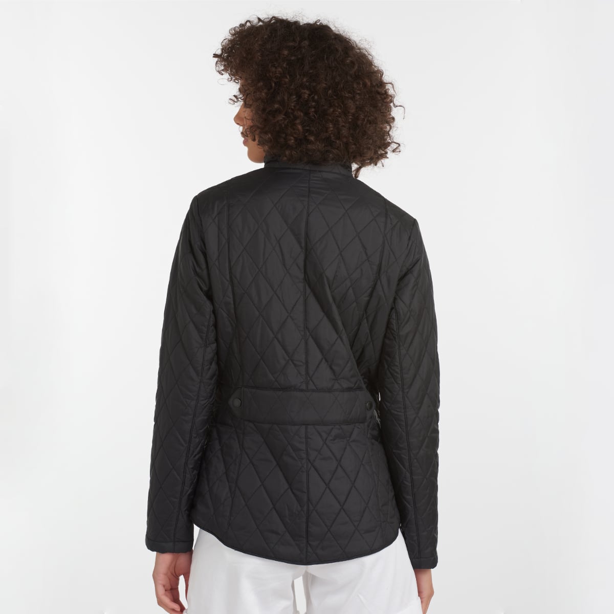 Barbour Flyweight Cavalry Women's Quilted Jacket | Black