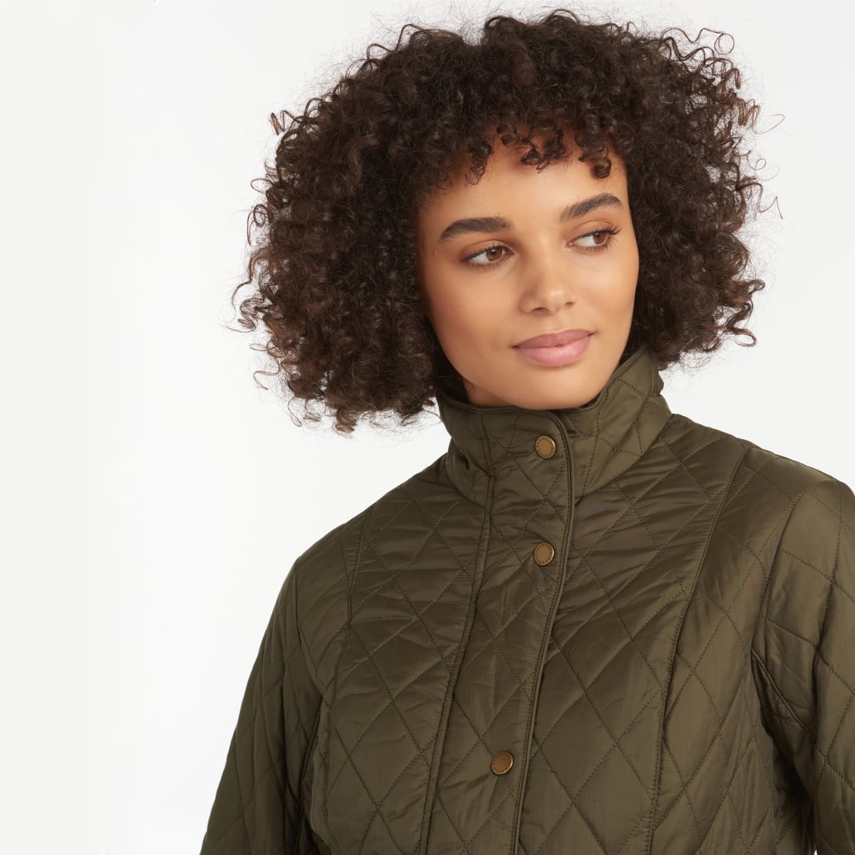 Barbour Flyweight Cavalry Women's Quilted Jacket | Olive