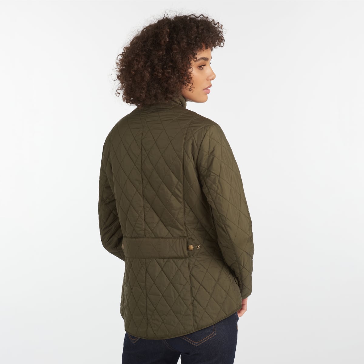 Barbour Flyweight Cavalry Women's Quilted Jacket | Olive