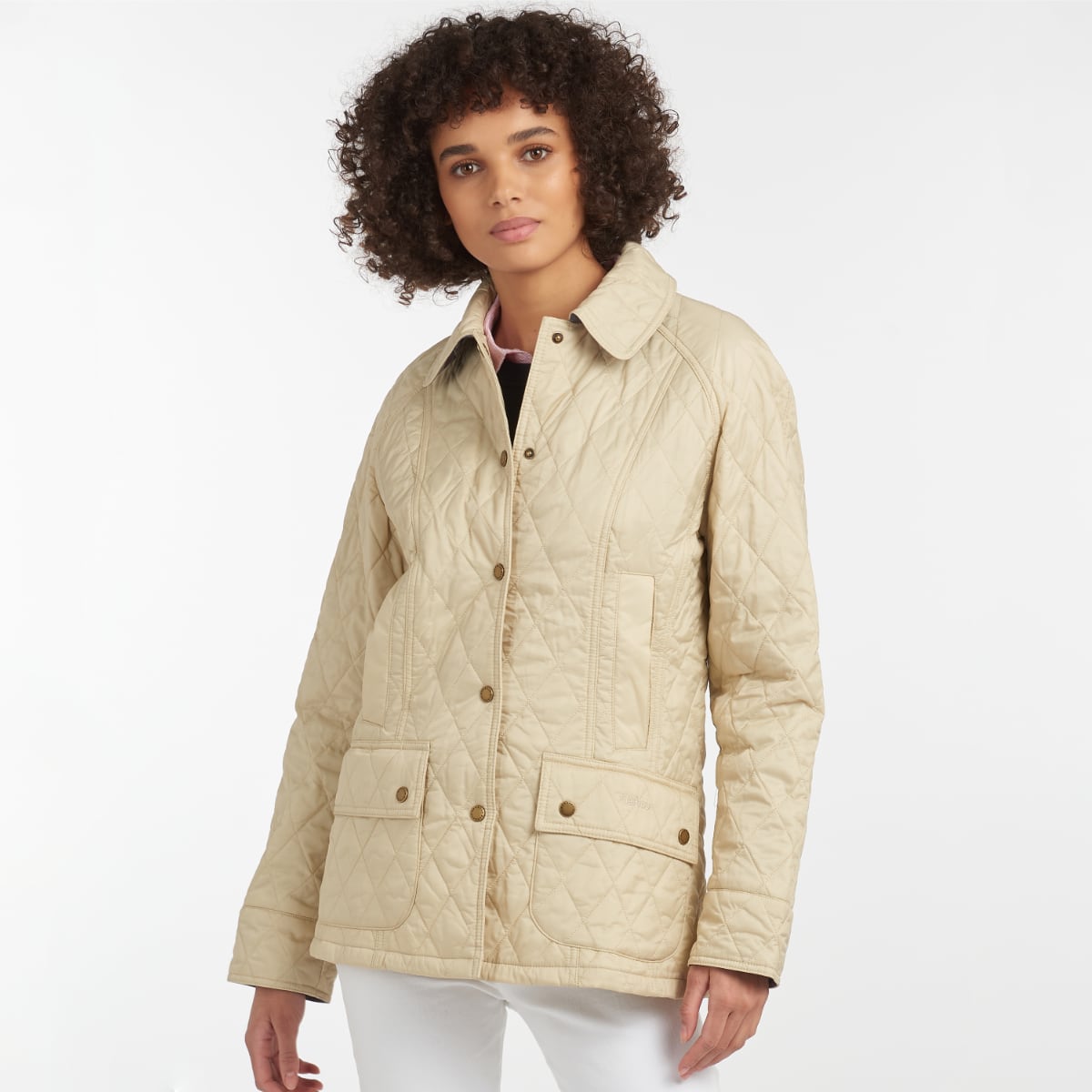 Barbour Summer Beadnell Women's Quilted Jacket | Pearl