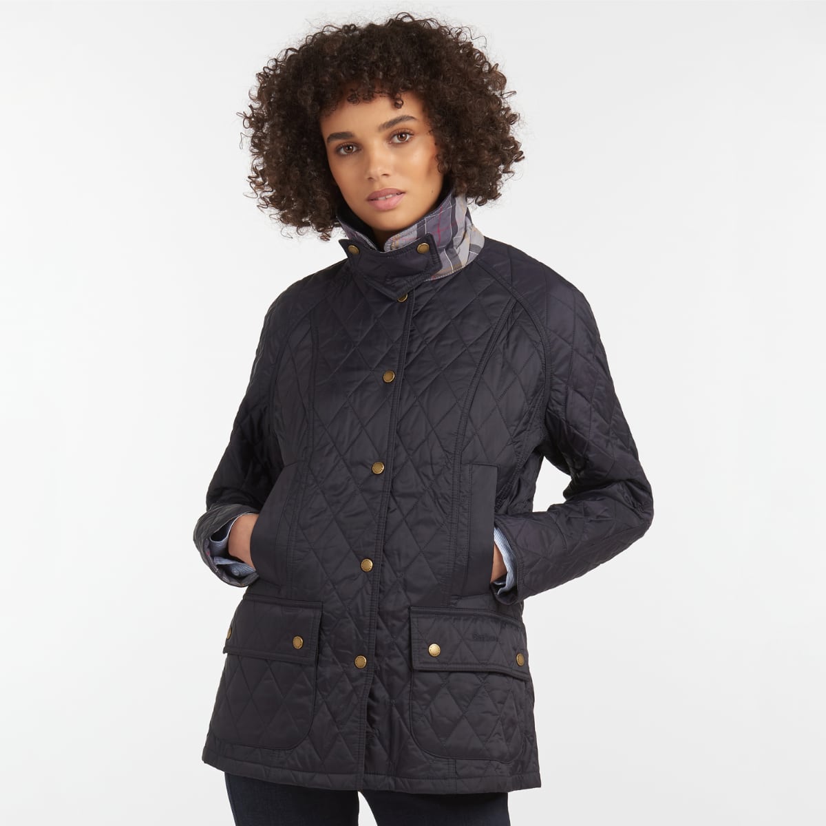 Barbour Summer Beadnell Women's Quilted Jacket | Navy