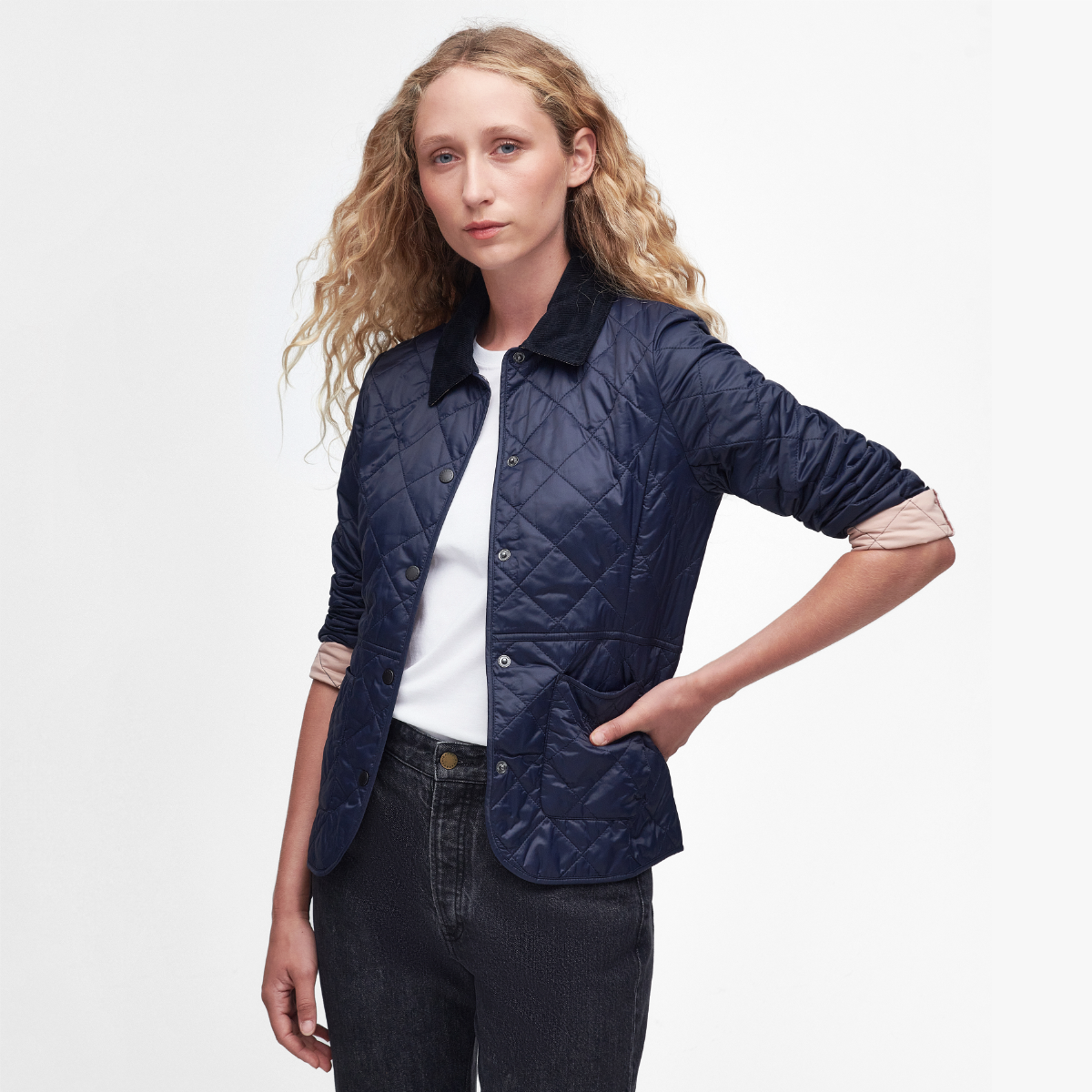 Barbour Deveron Women's Quilted Jacket | Navy